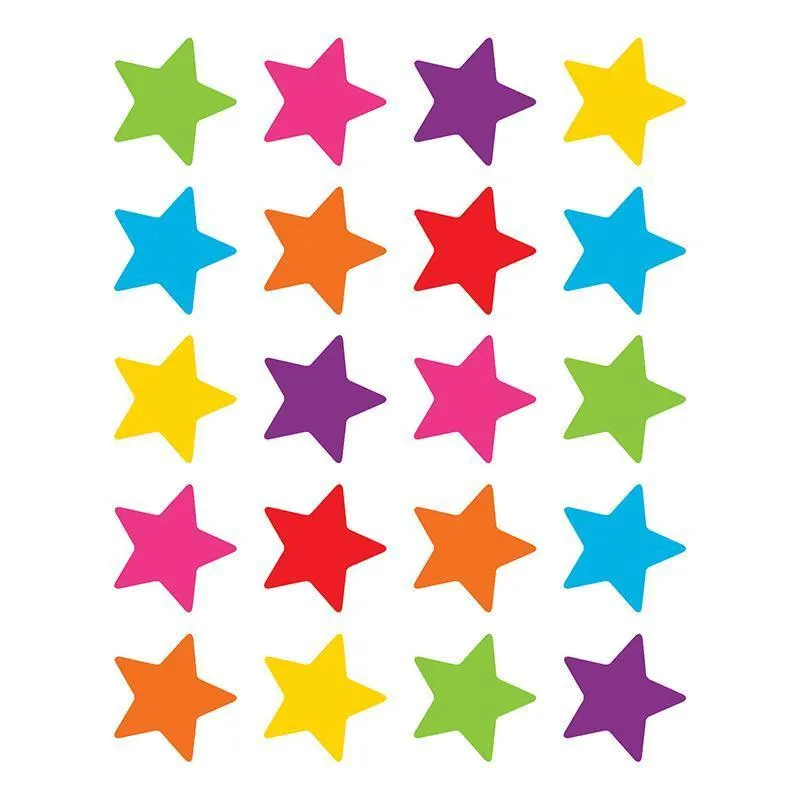 (12 Pk) Bright Stars Stickers Die