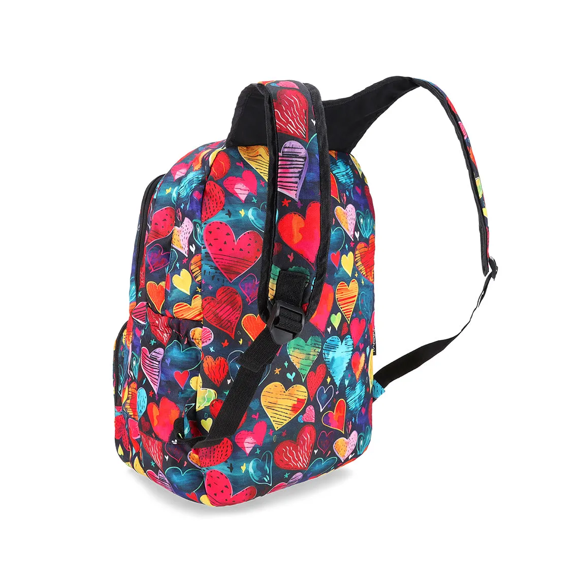 18" Backpack - Funky Hearts