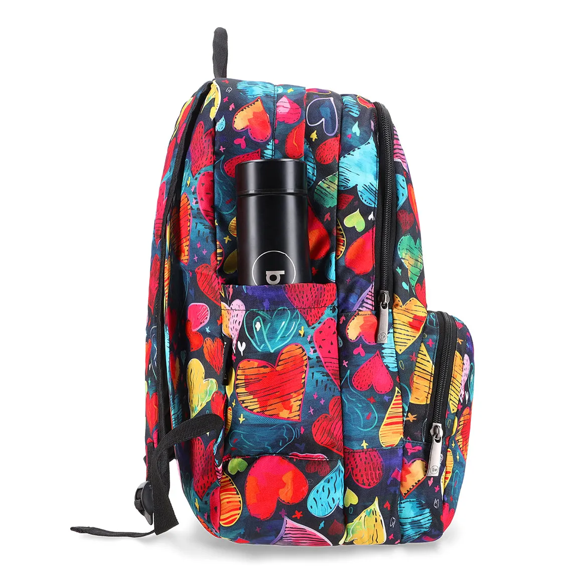 18" Backpack - Funky Hearts