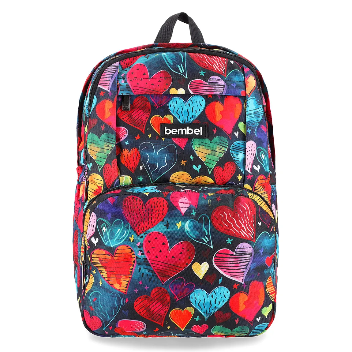 18" Backpack - Funky Hearts