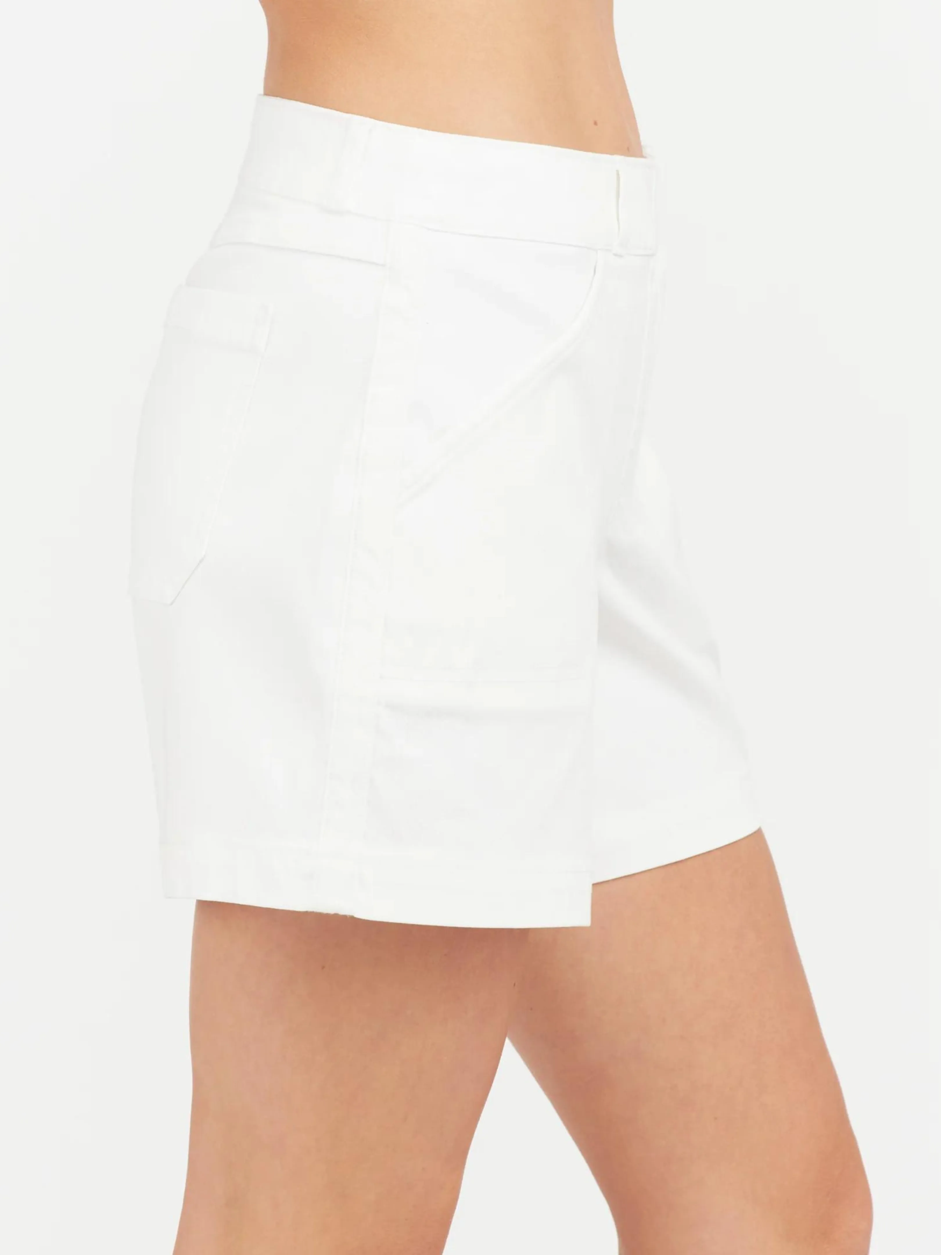 6 Twill Shorts - Bright White