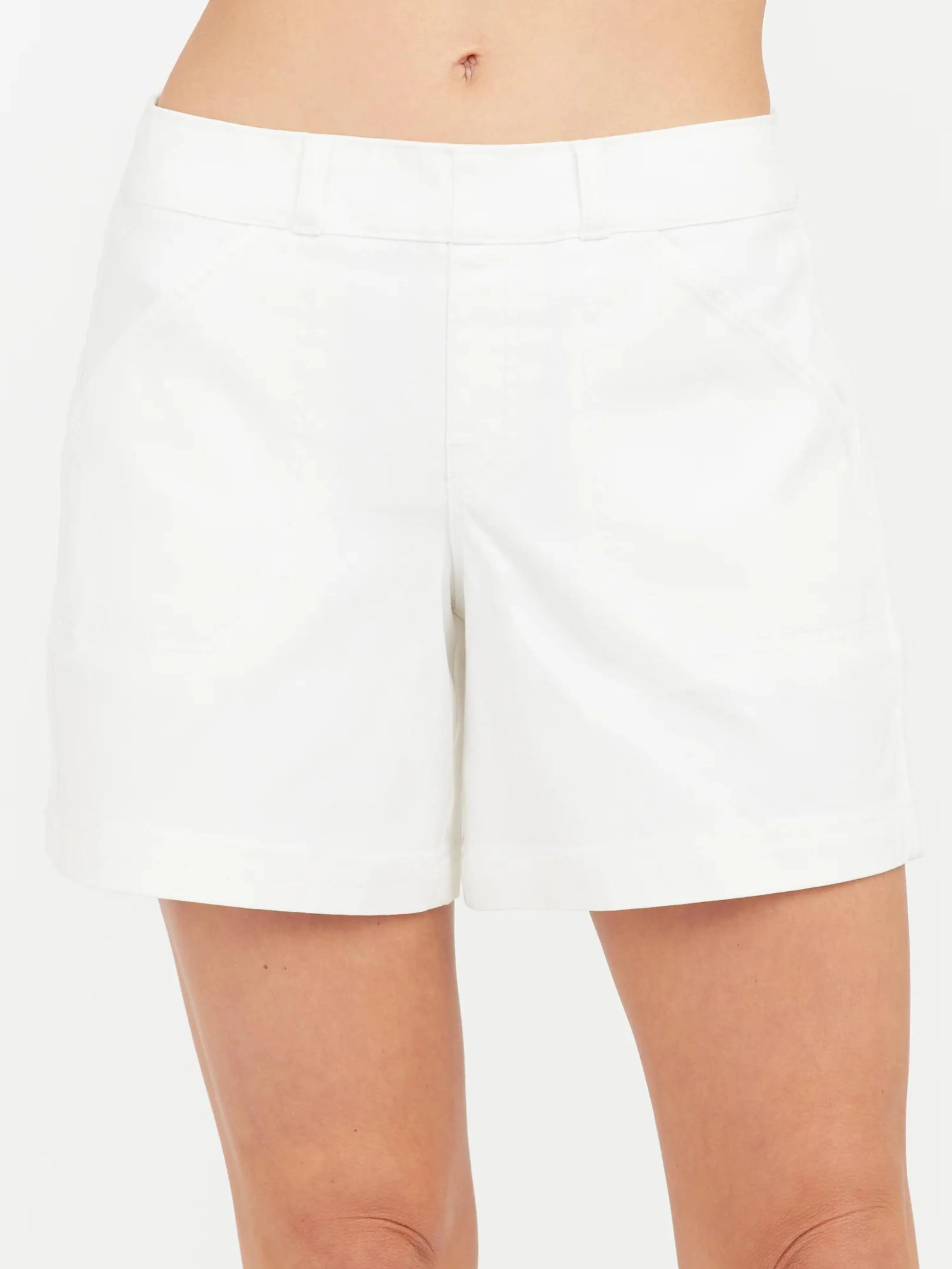 6 Twill Shorts - Bright White