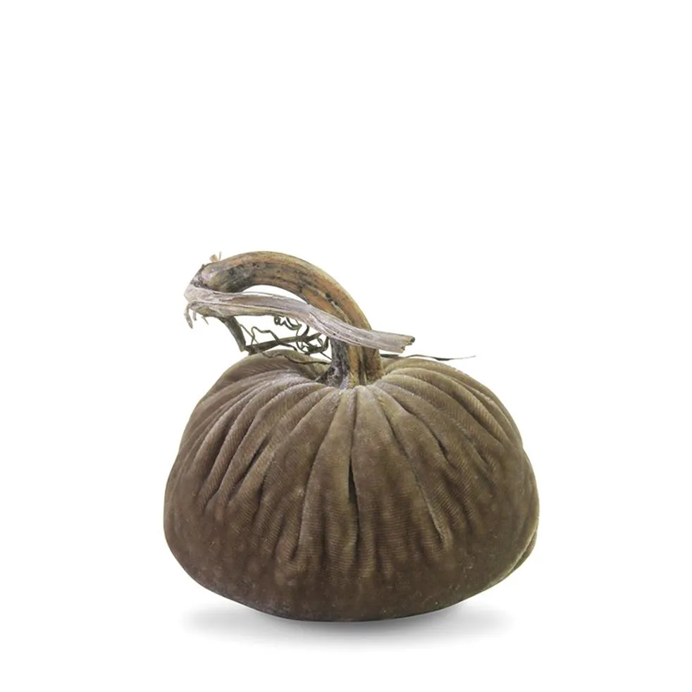 6" Velvet Pumpkin