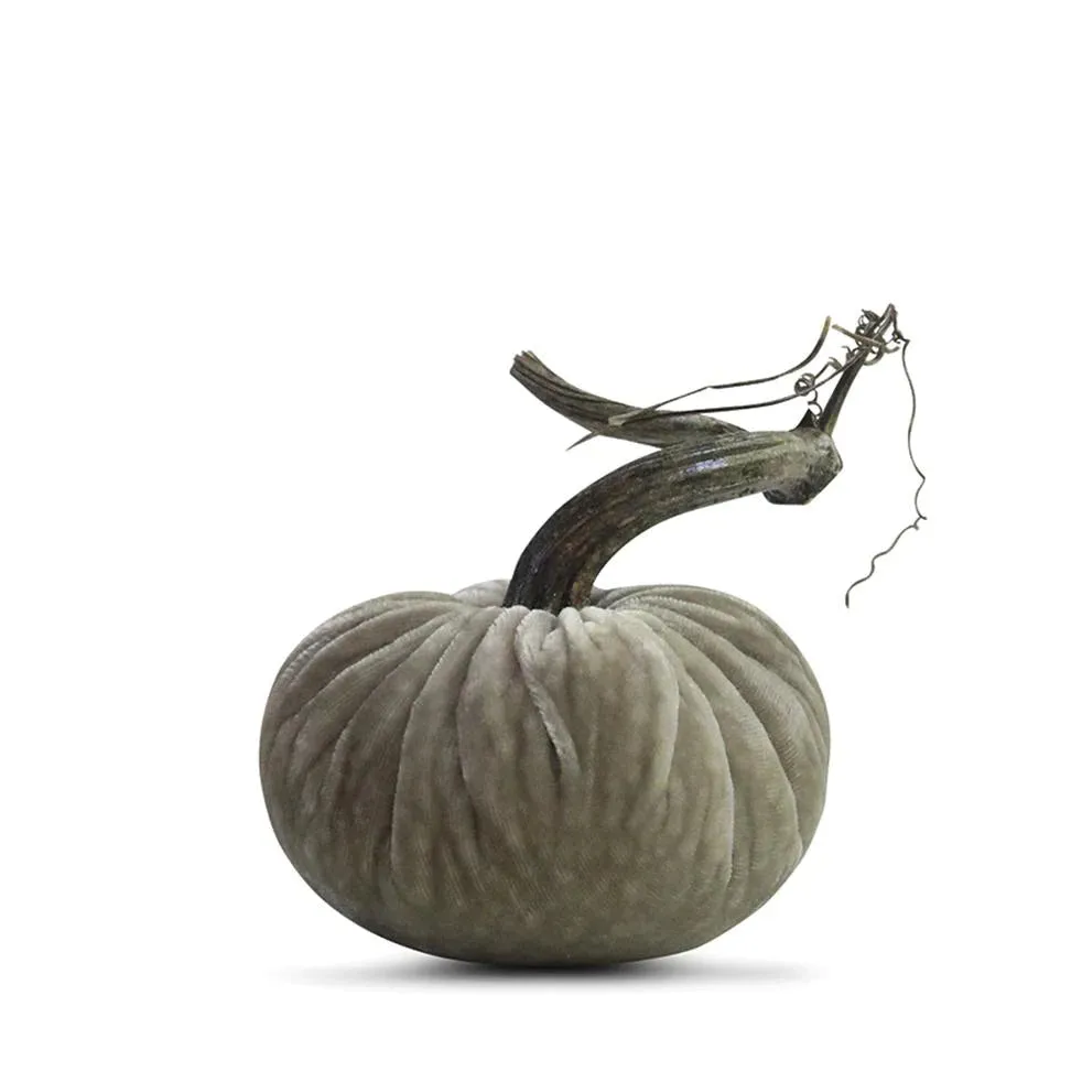 6" Velvet Pumpkin