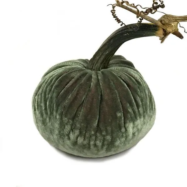 6" Velvet Pumpkin