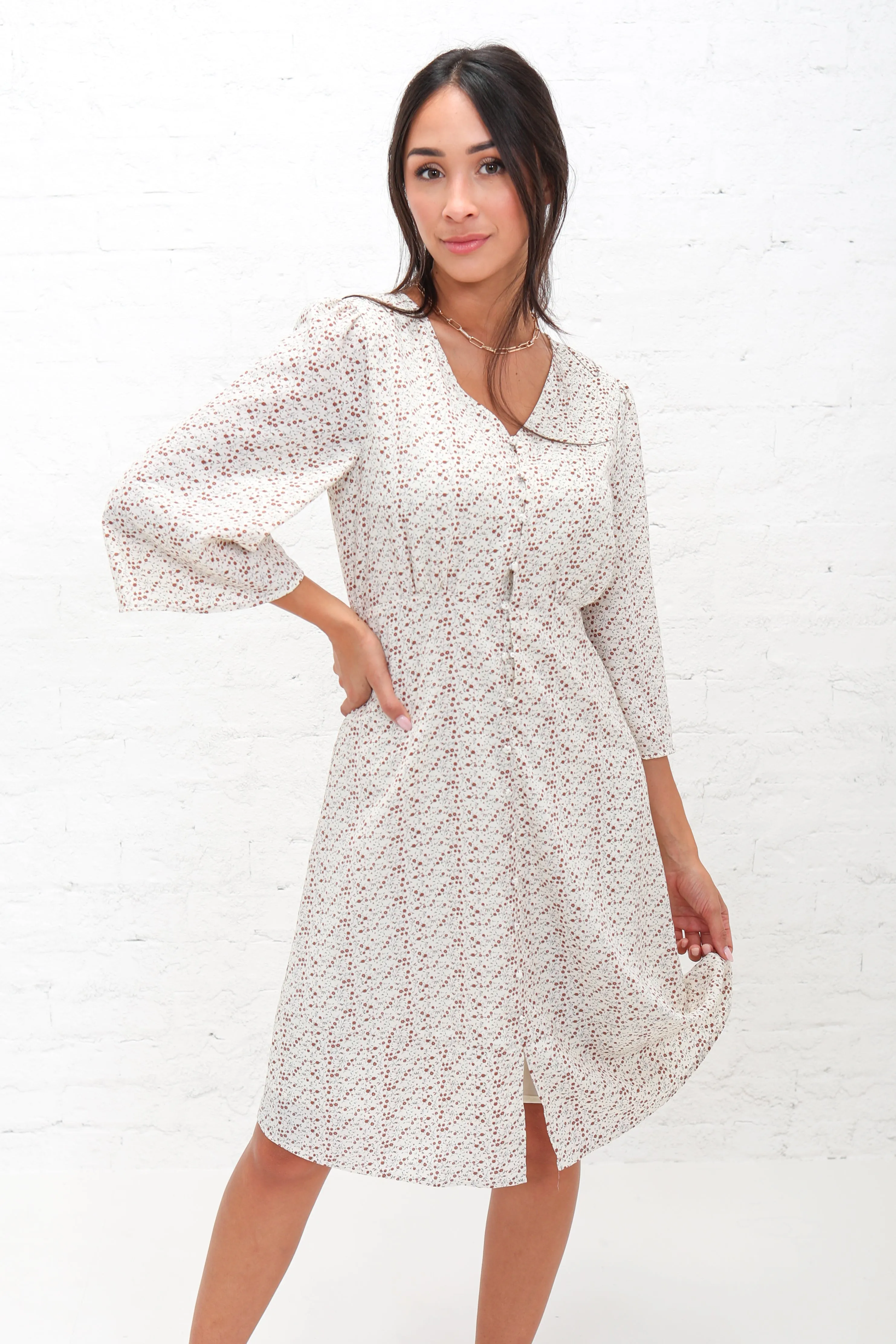 Adaline Vintage Print Dress