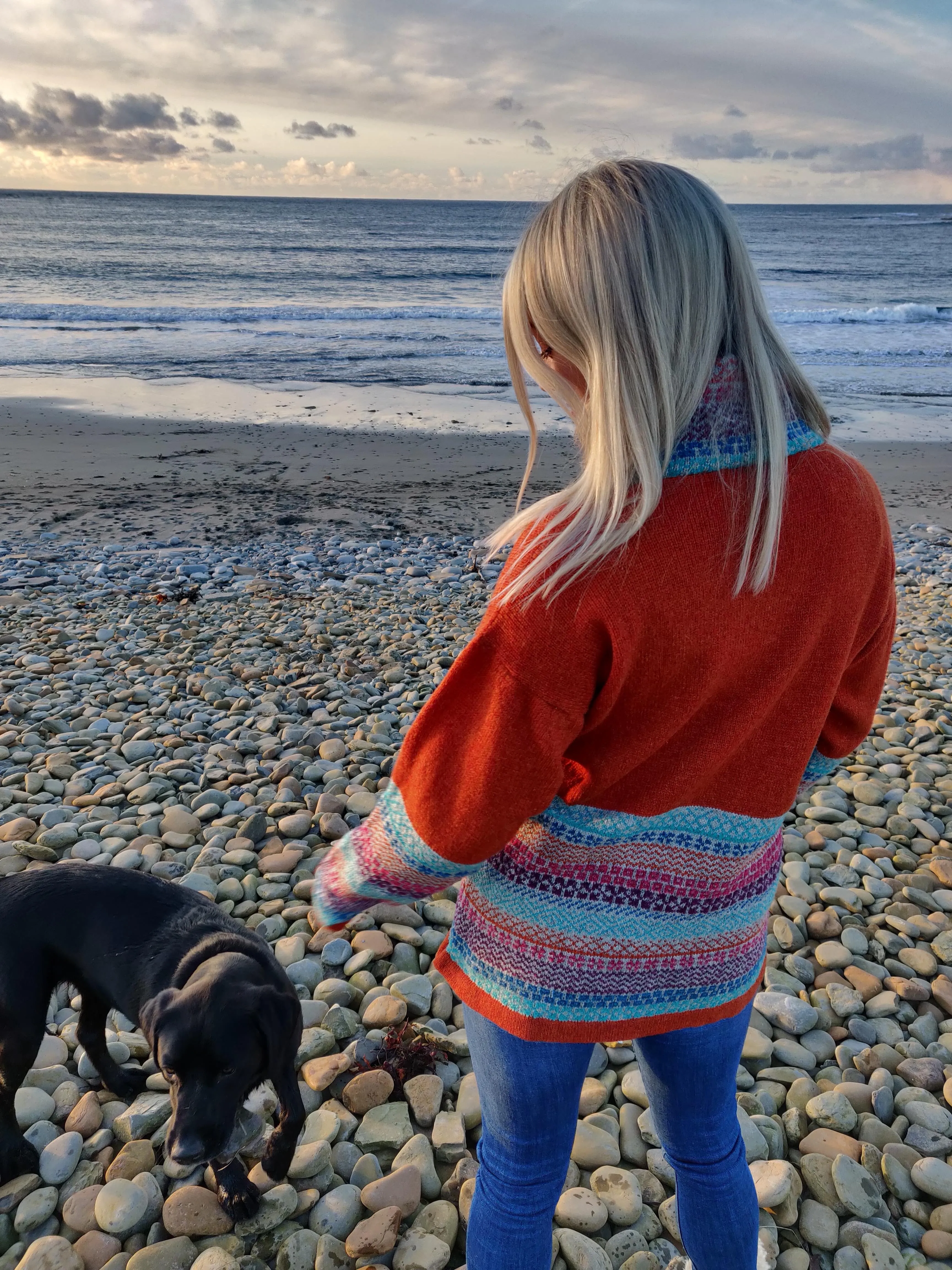 Annie Glue Comfy Jumper in Funky Fair Isle