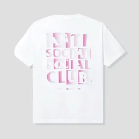 ANTI SOCIAL TEE MUTED WHITE