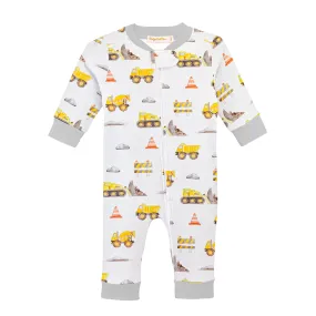 Chic Baby Club Construction Truck Themed Coverall