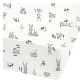 Bamboo fitted sheet - Bunnies