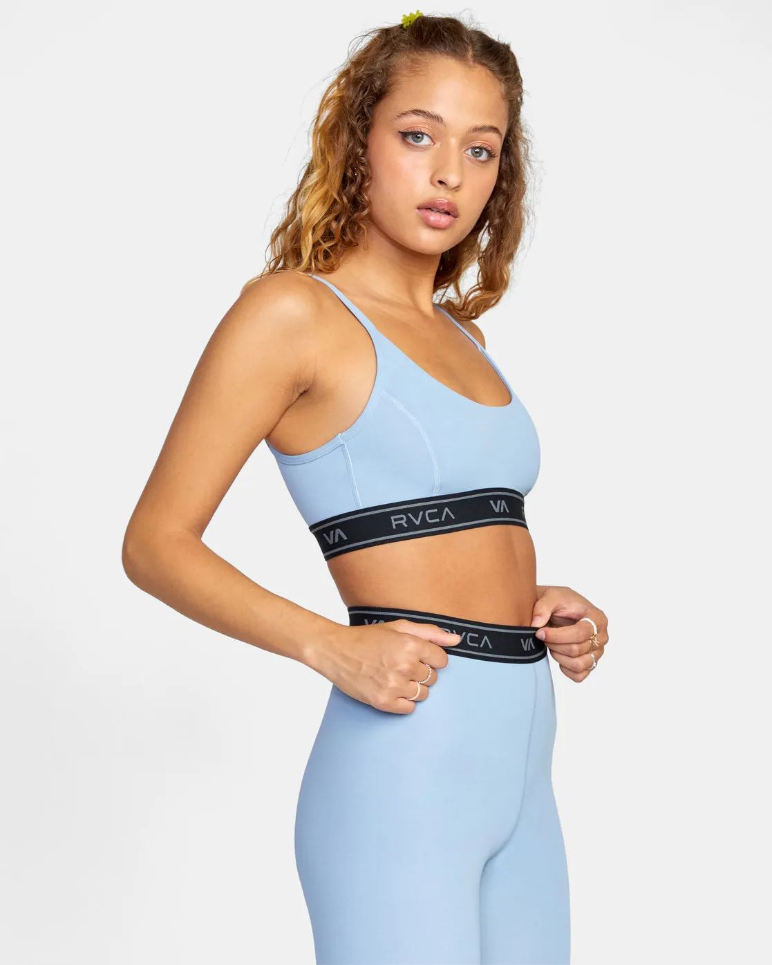 Base Sports Bra - Muted Blue