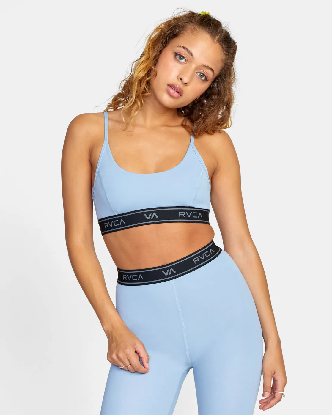 Base Sports Bra - Muted Blue