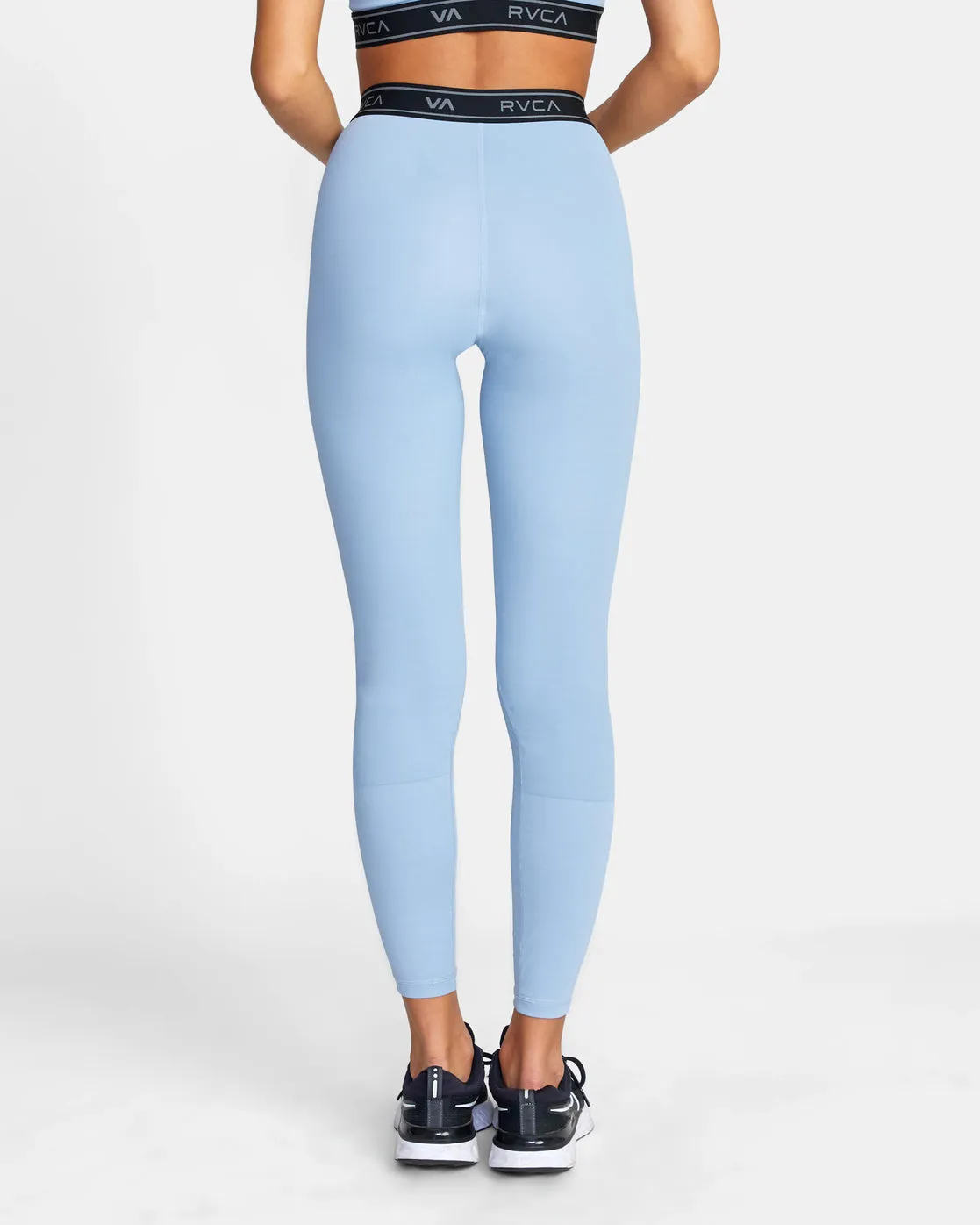 High-Performance Base Workout Leggings in Muted Blue