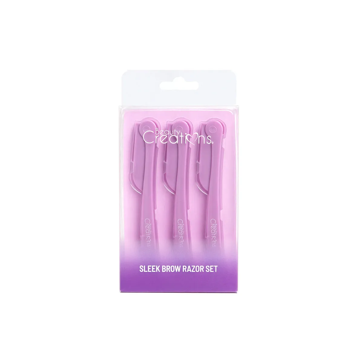 BEAUTYCREATIONS Sleek Brow Razor Set 3 pc