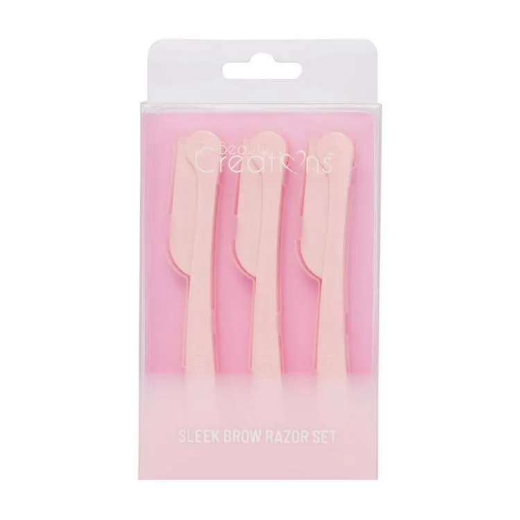 BEAUTYCREATIONS Sleek Brow Razor Set 3 pc