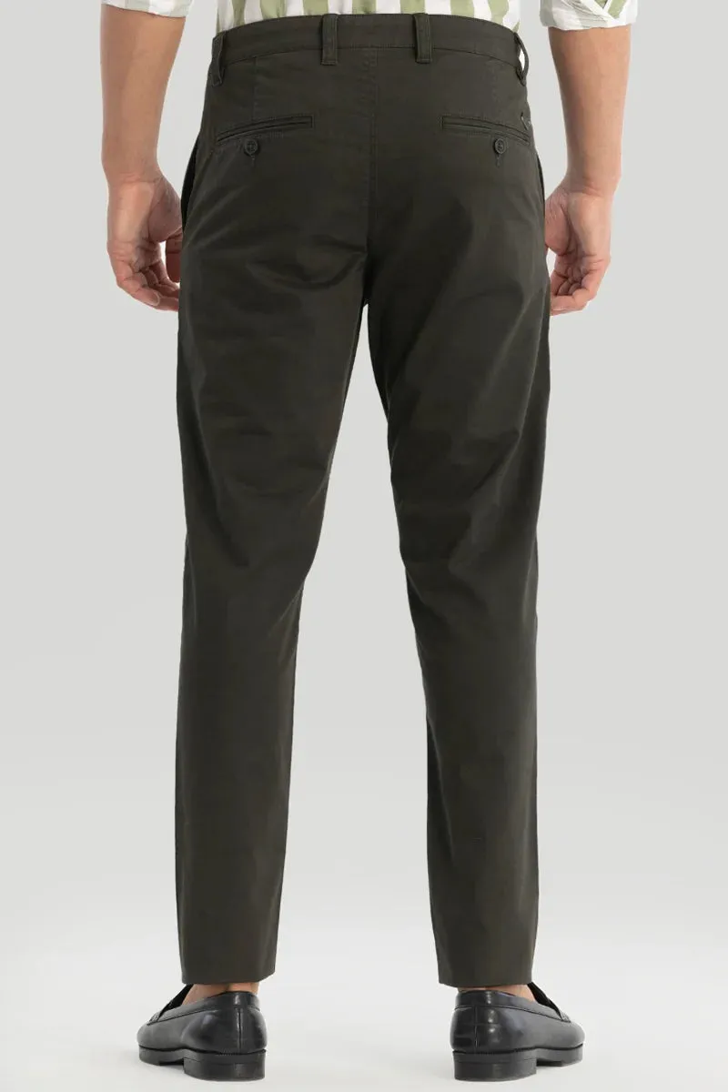 Black Slim Fit Chinos