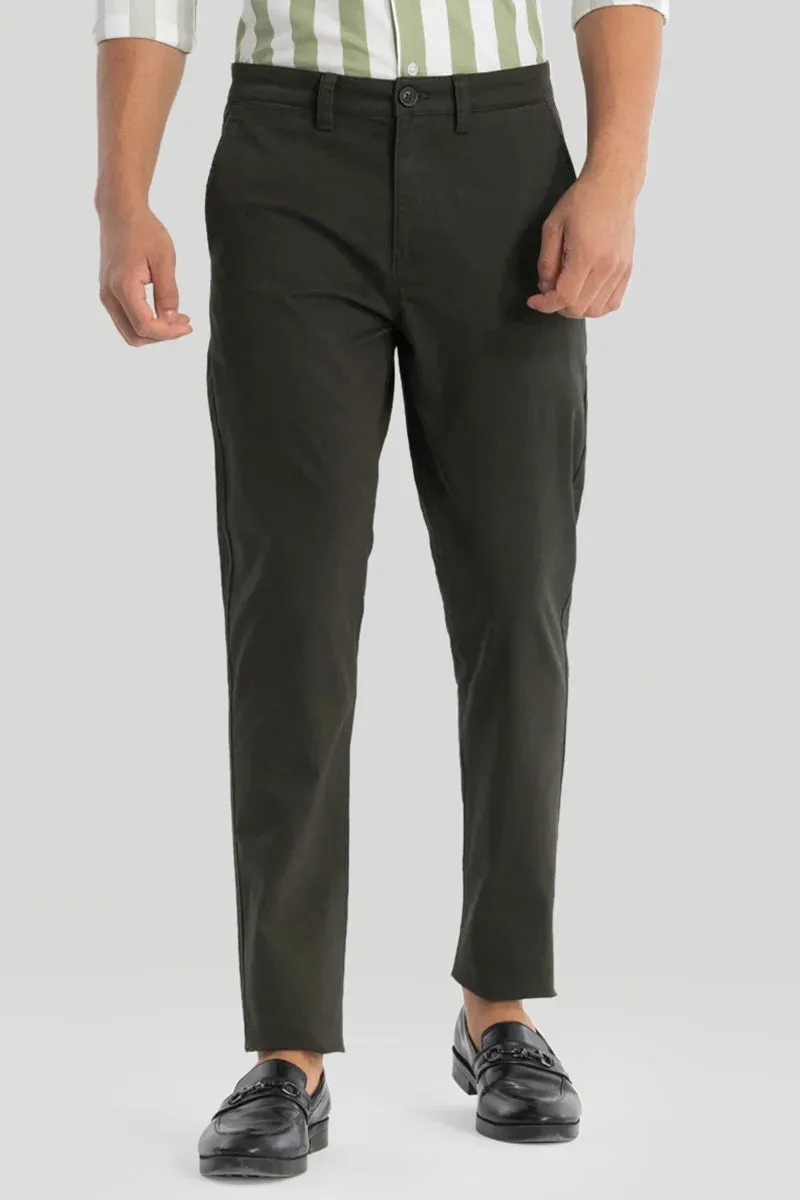 Black Slim Fit Chinos