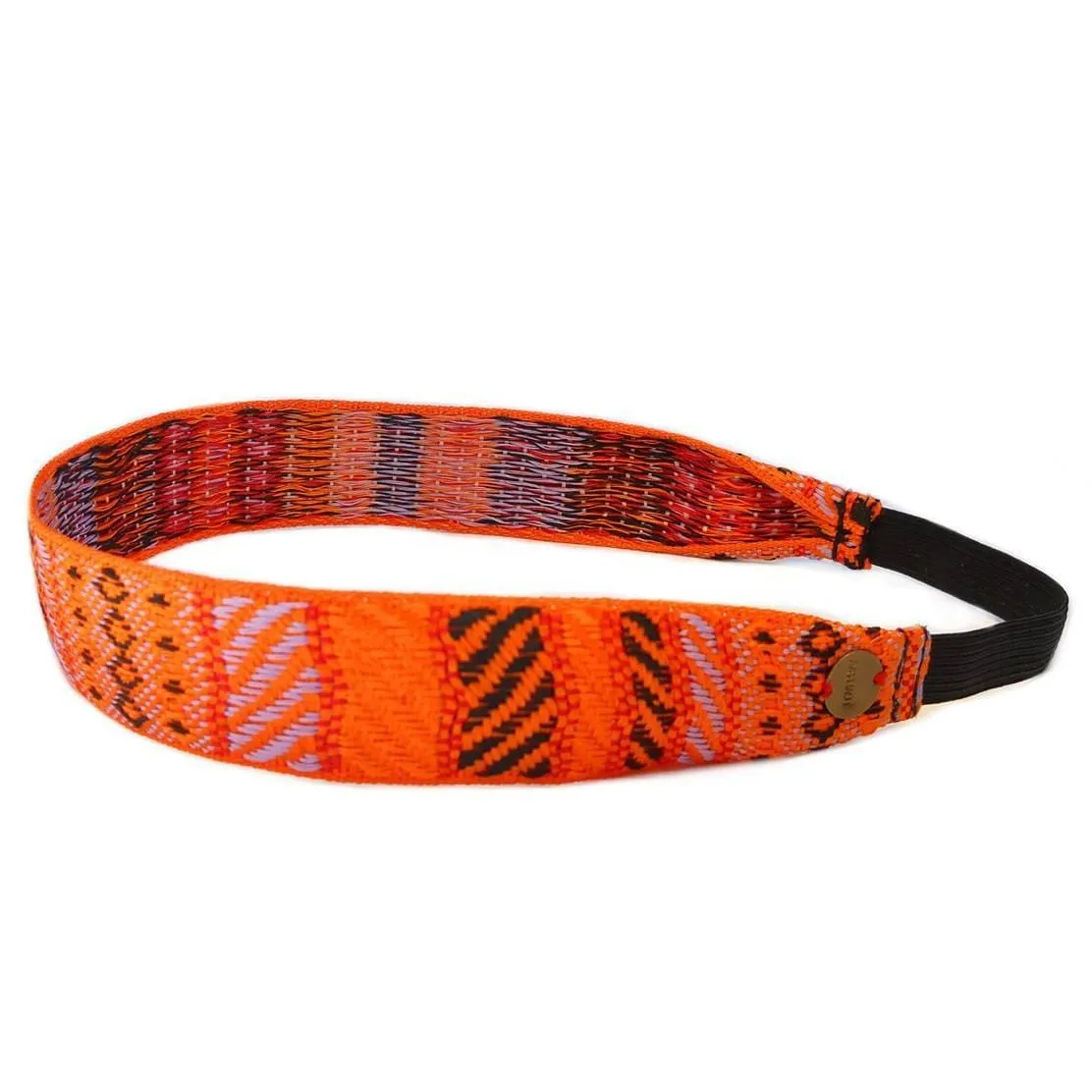 Boho Chic Ethnic Orange Headband