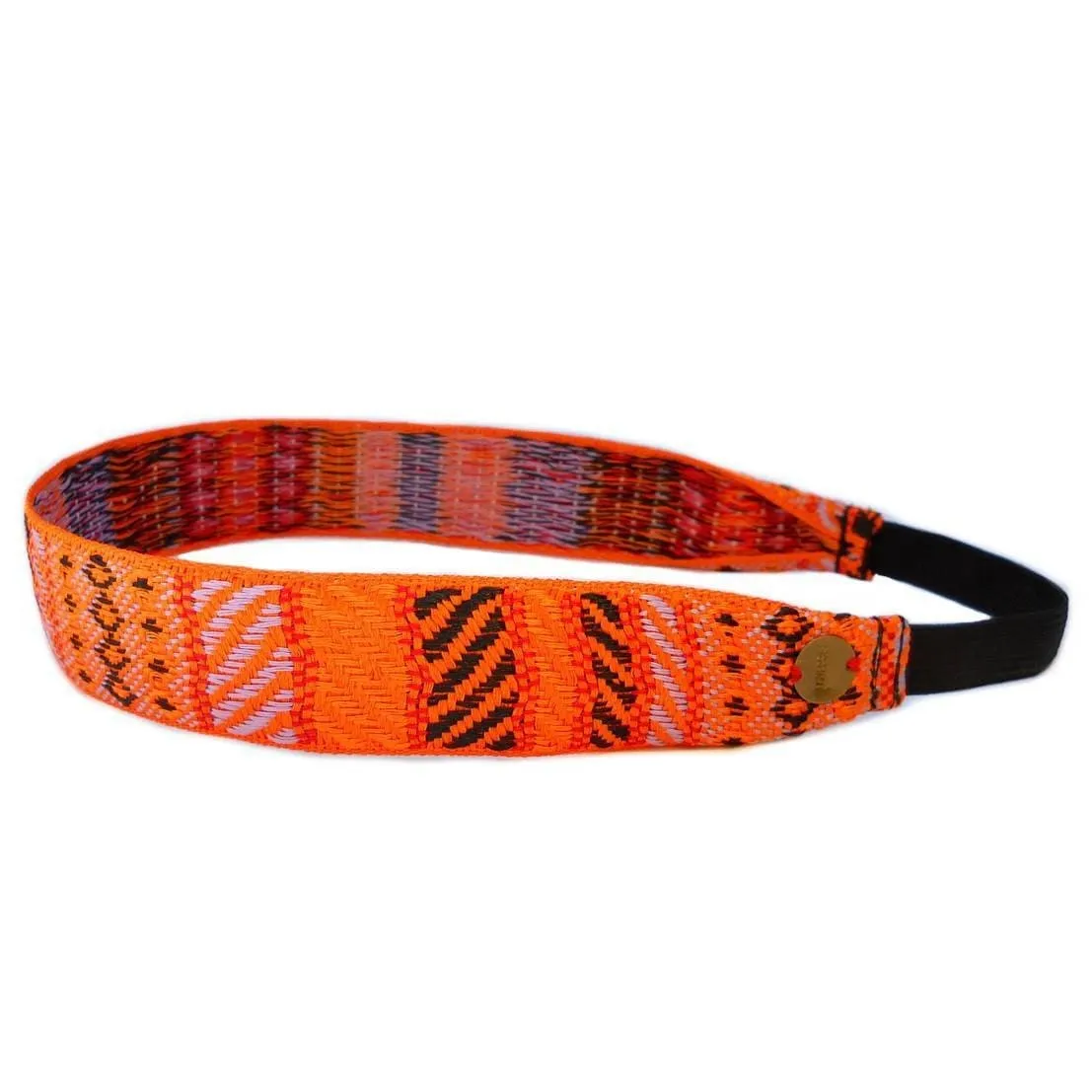 Boho Chic Ethnic Orange Headband