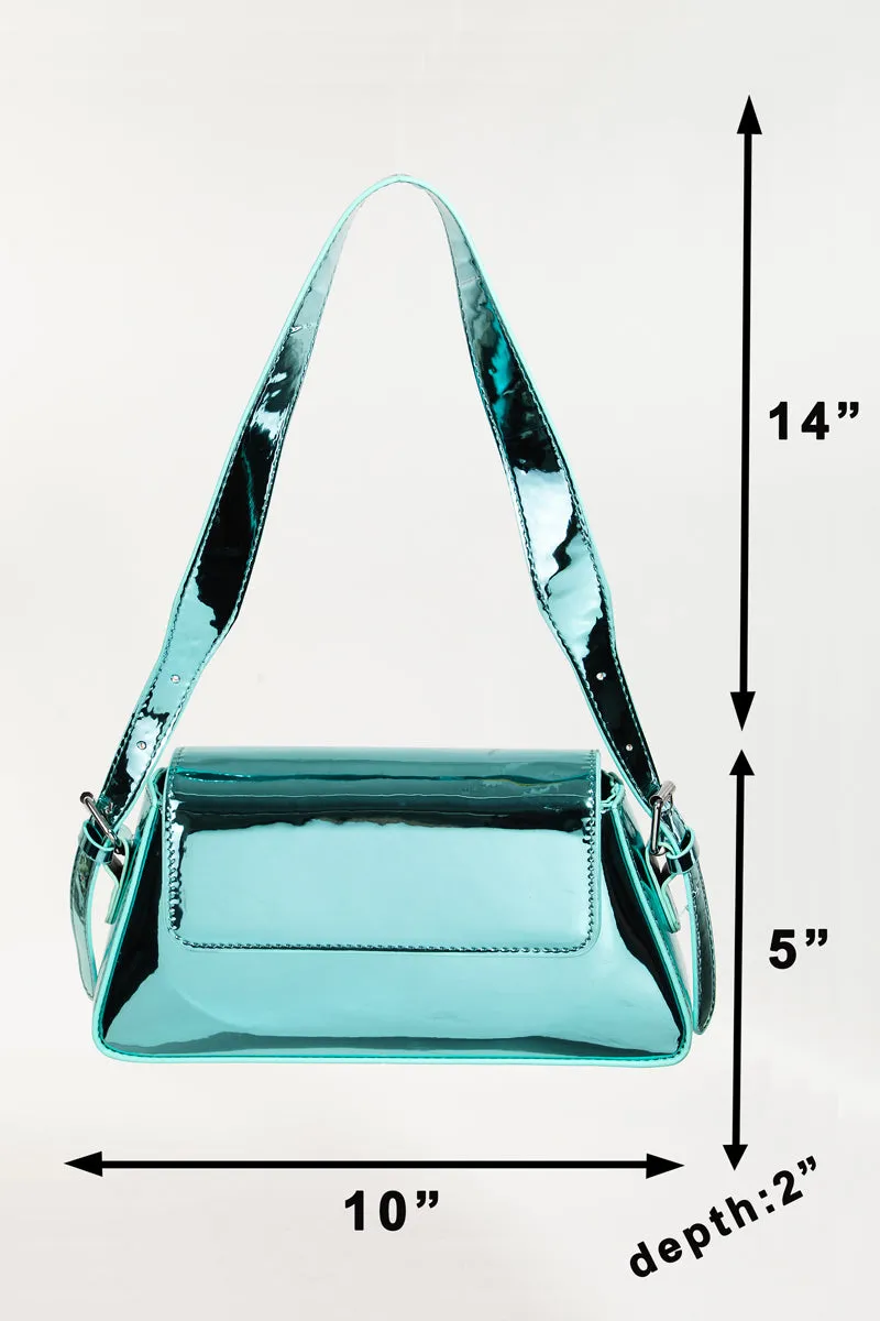 Bolso Metallic Chic Mint