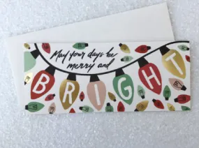 Bright Bulbs Holiday Card