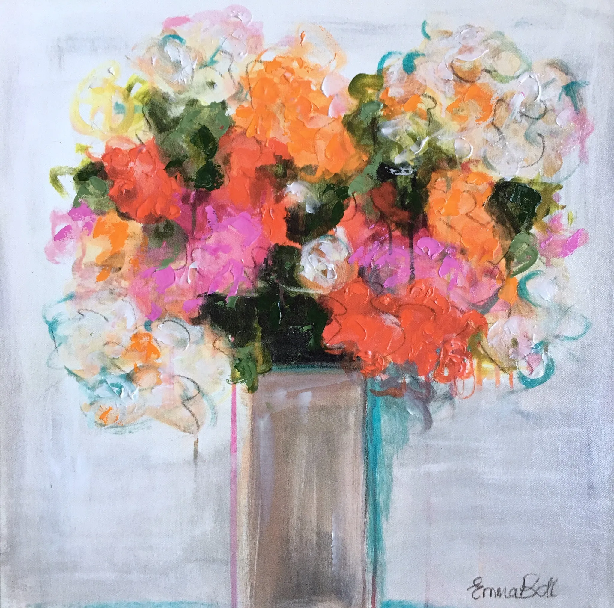 Bright Floral Vase 2