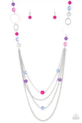 Bubbly Bright - Multi Necklace