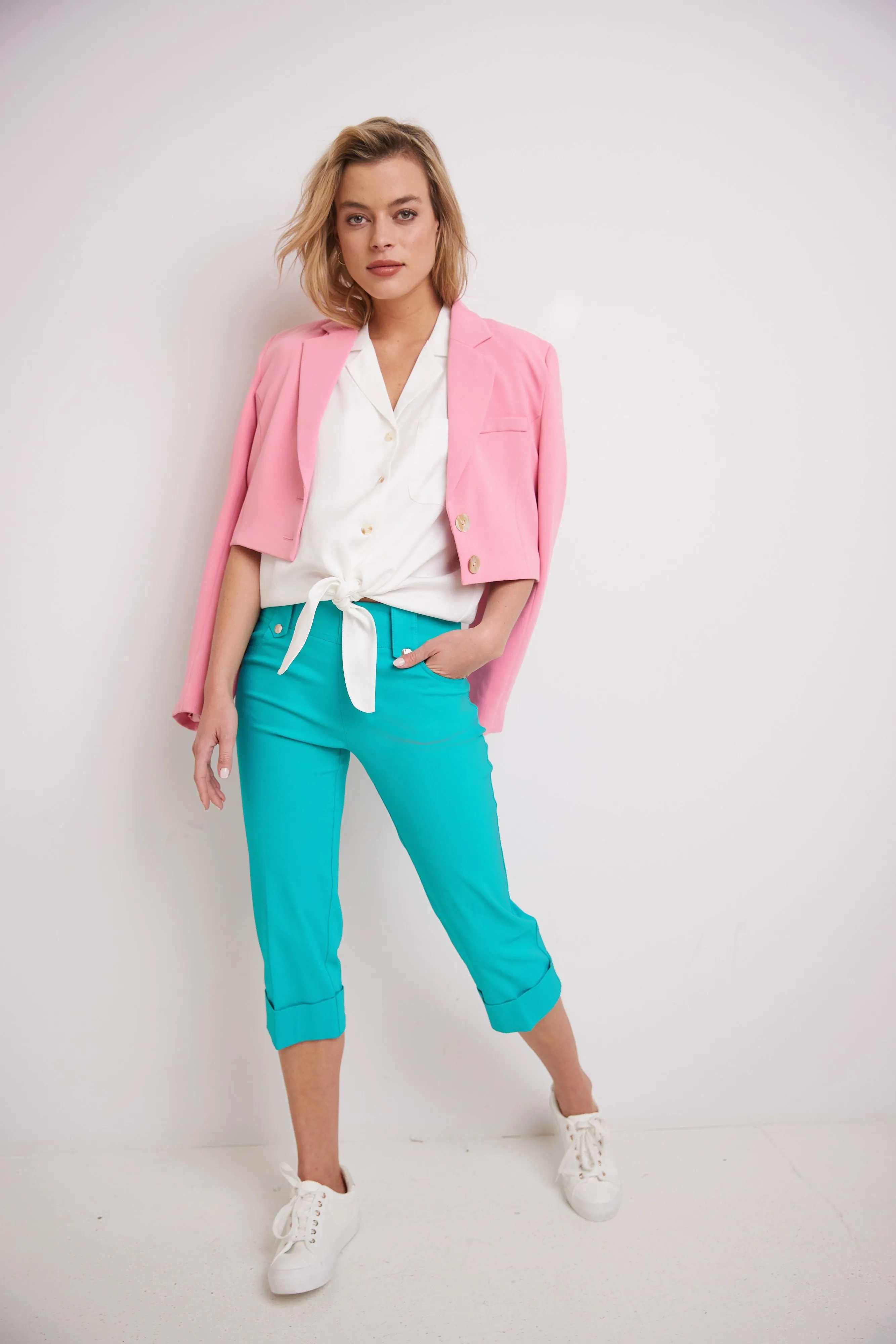 Chic Capri with Classic Cuffed Hem