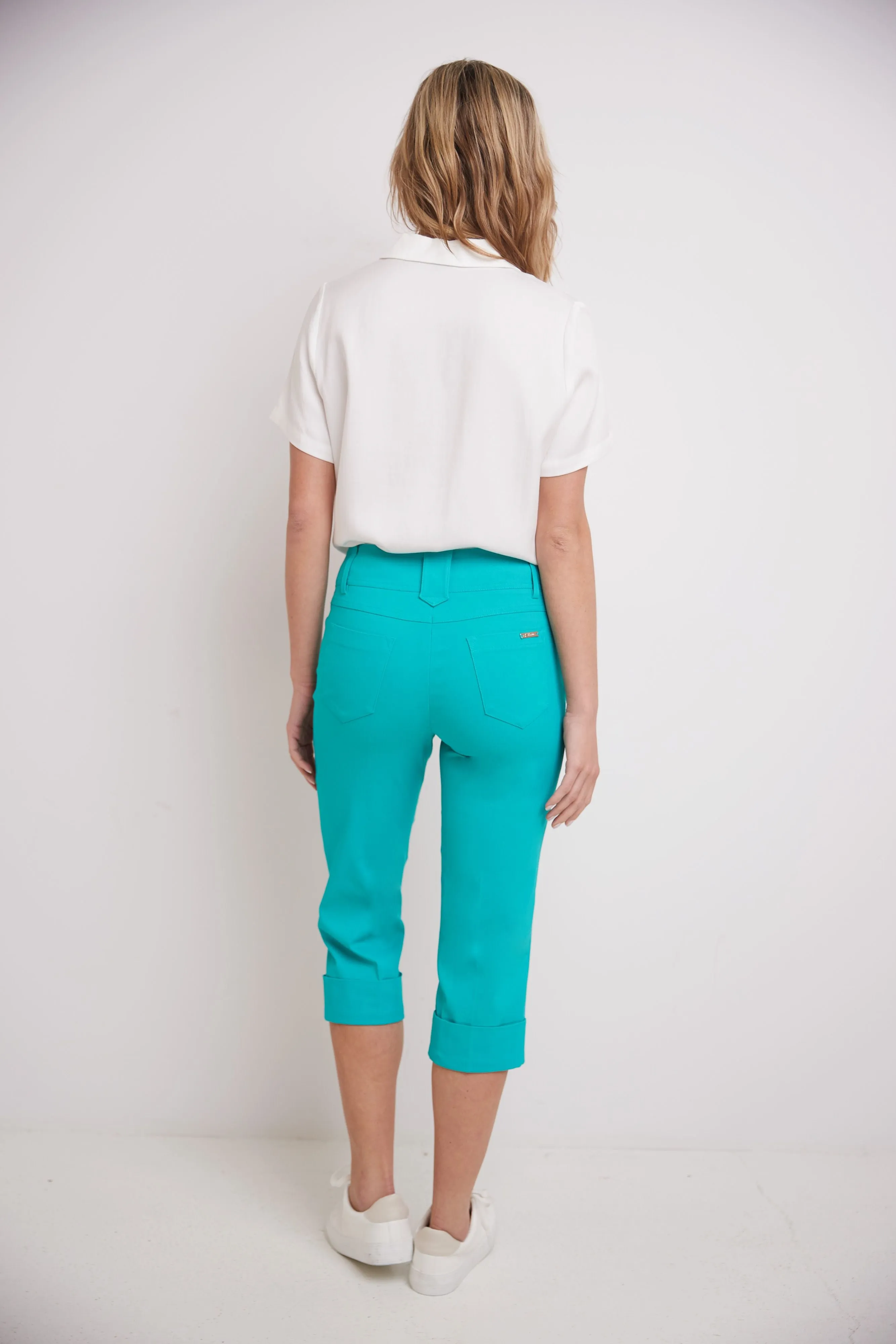 Chic Capri with Classic Cuffed Hem