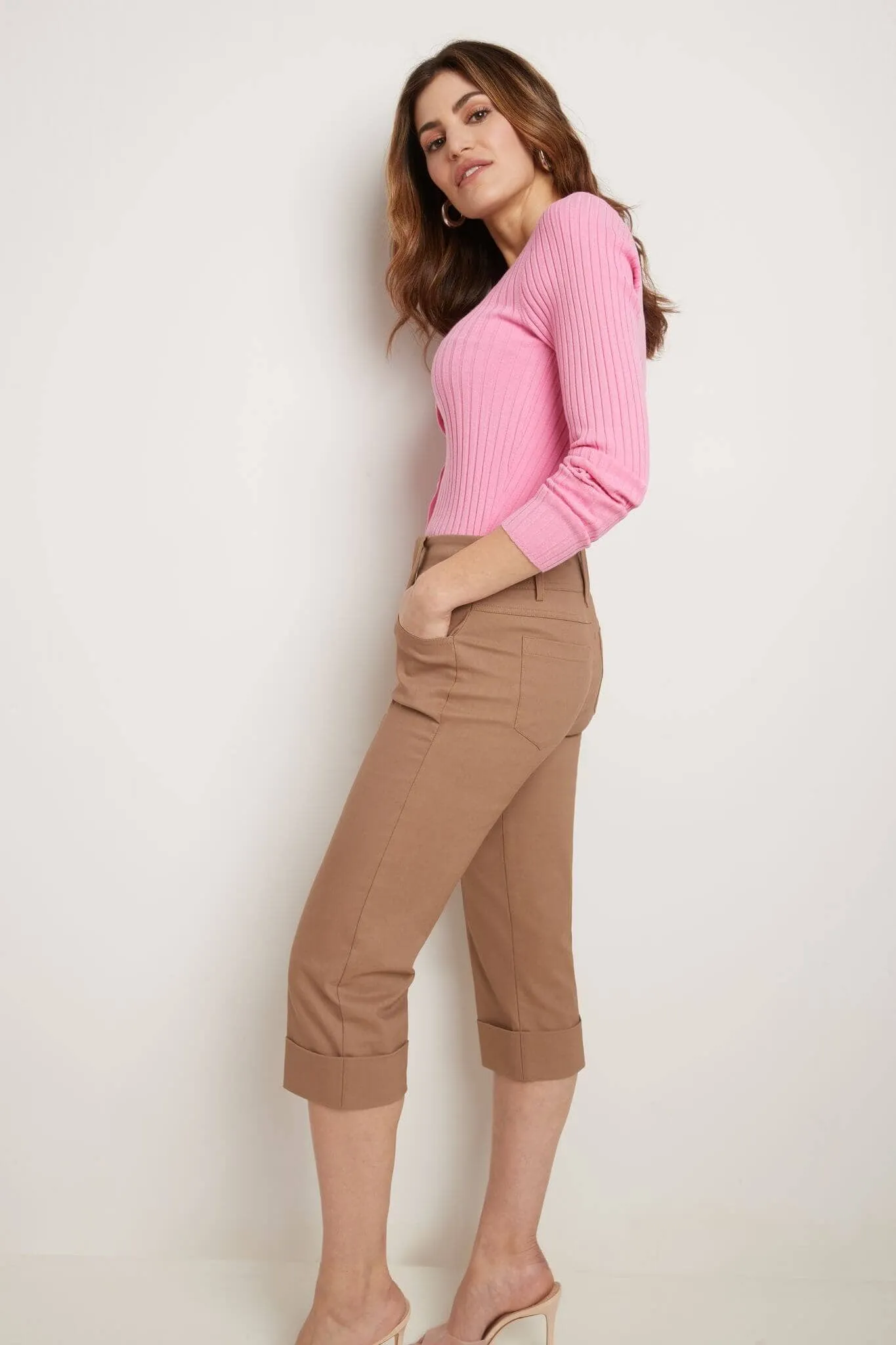 Chic Capri with Classic Cuffed Hem