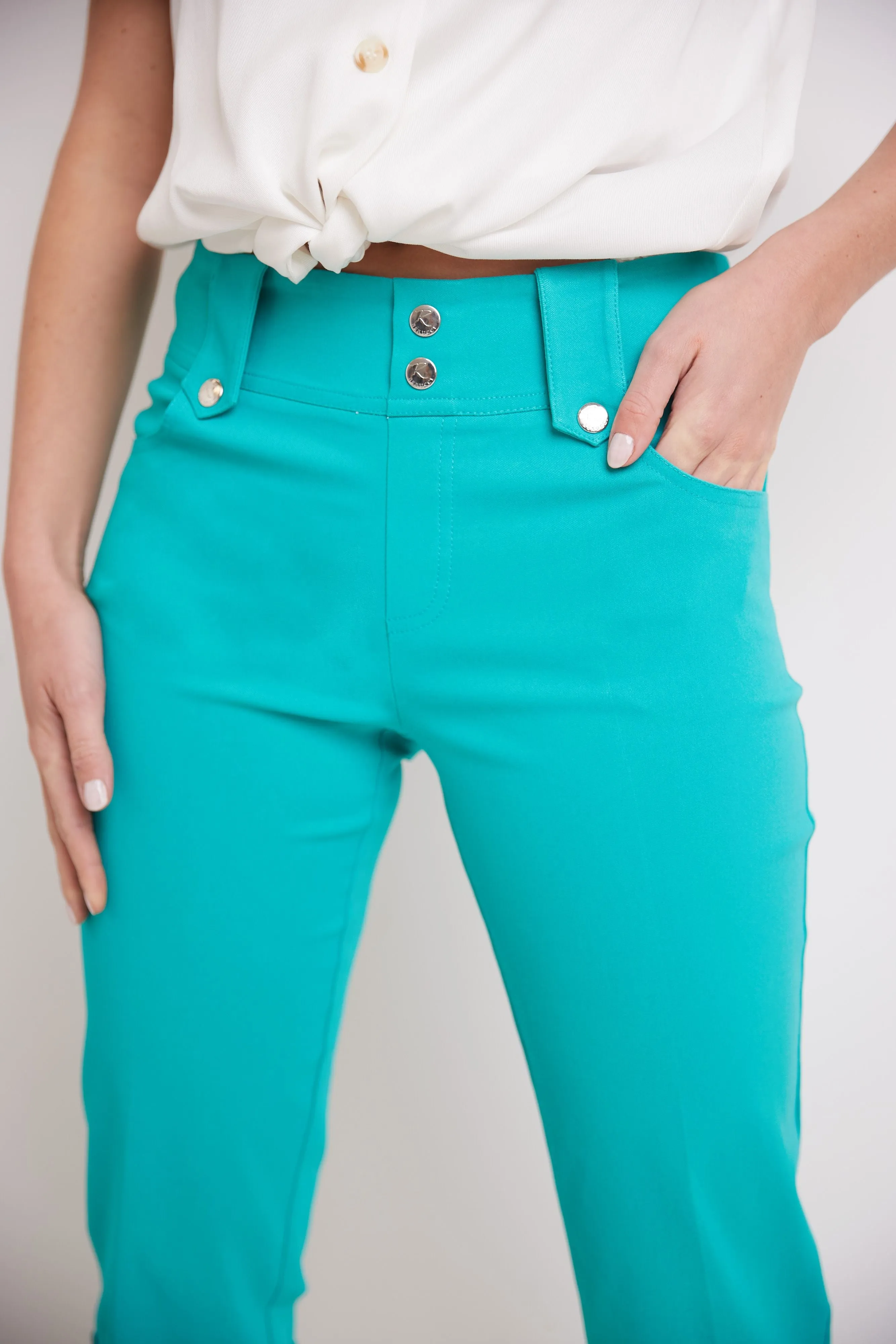 Chic Capri with Classic Cuffed Hem