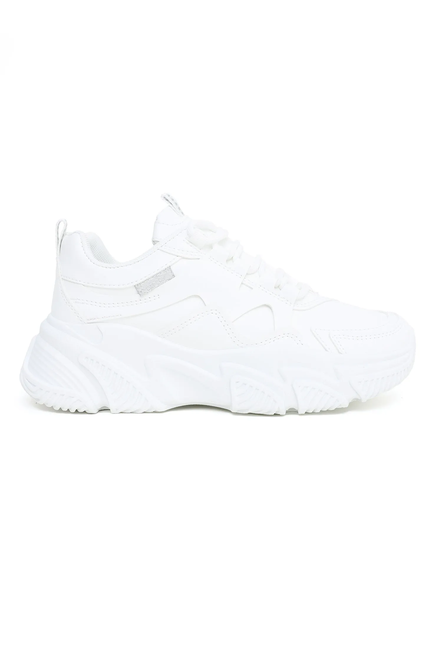 CHIC CHUNKY SNEAKERS-WHITE