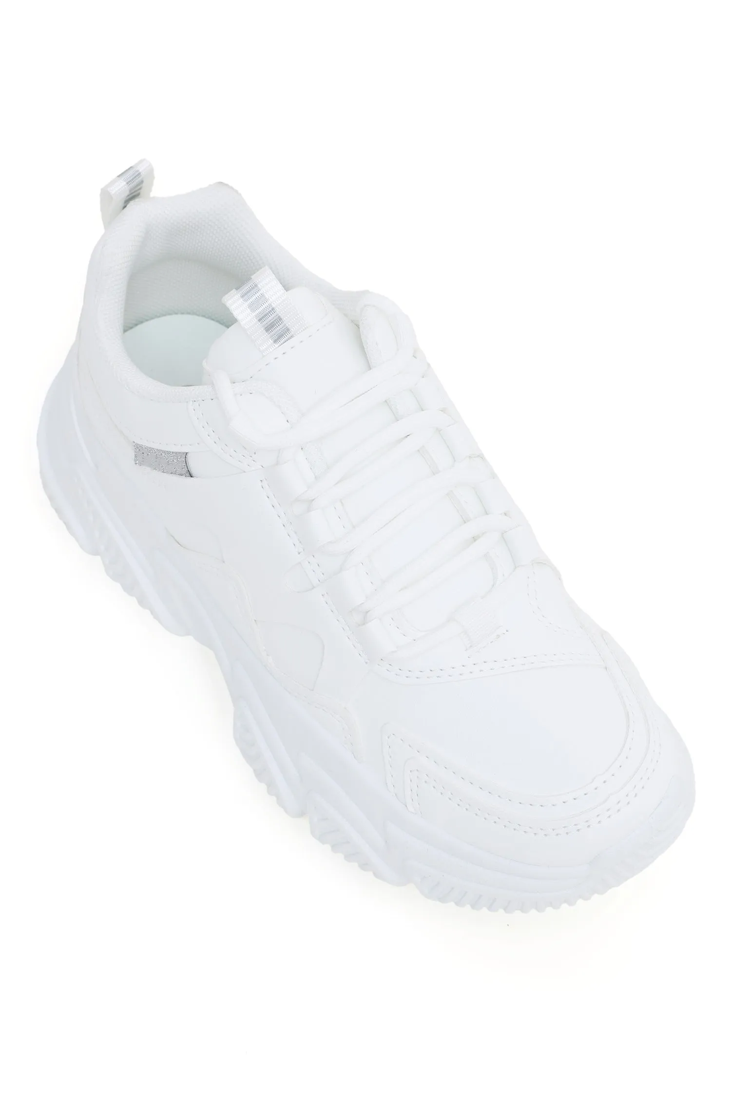 CHIC CHUNKY SNEAKERS-WHITE