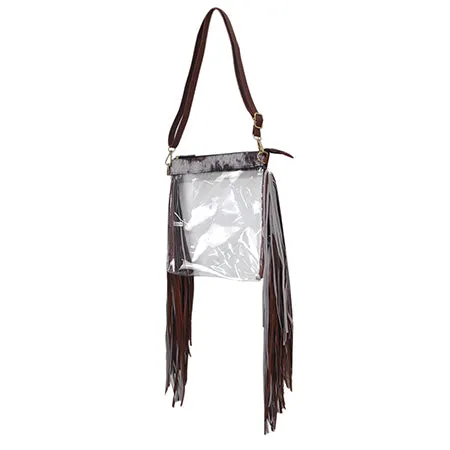 Chic Cow NGIL Clear Fringe Bag