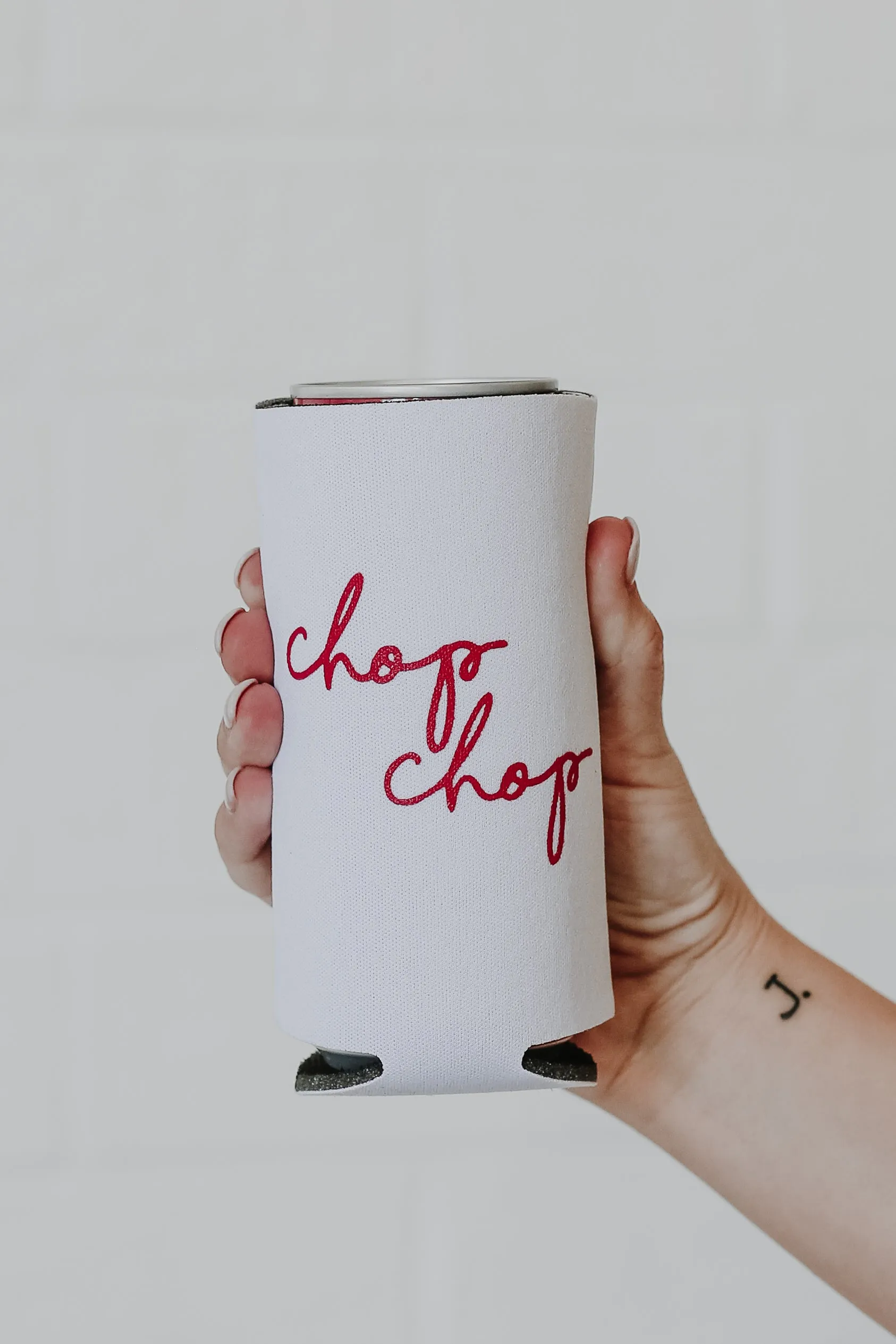 Chop Chop Slim Koozie