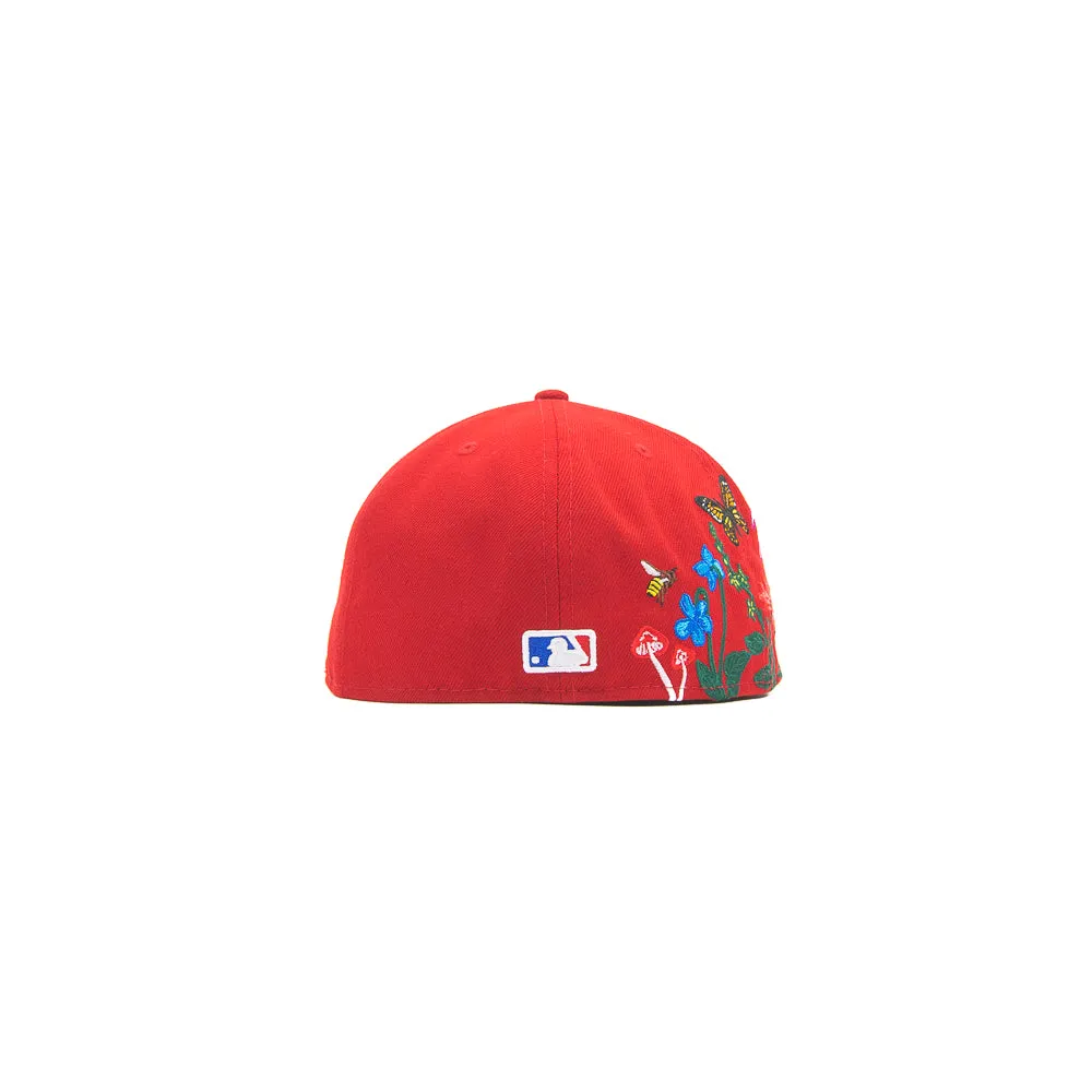 Cincinnati Reds Blooming Fitted (Red)