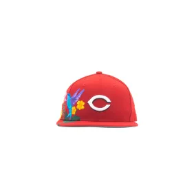 Cincinnati Reds Blooming Fitted (Red)