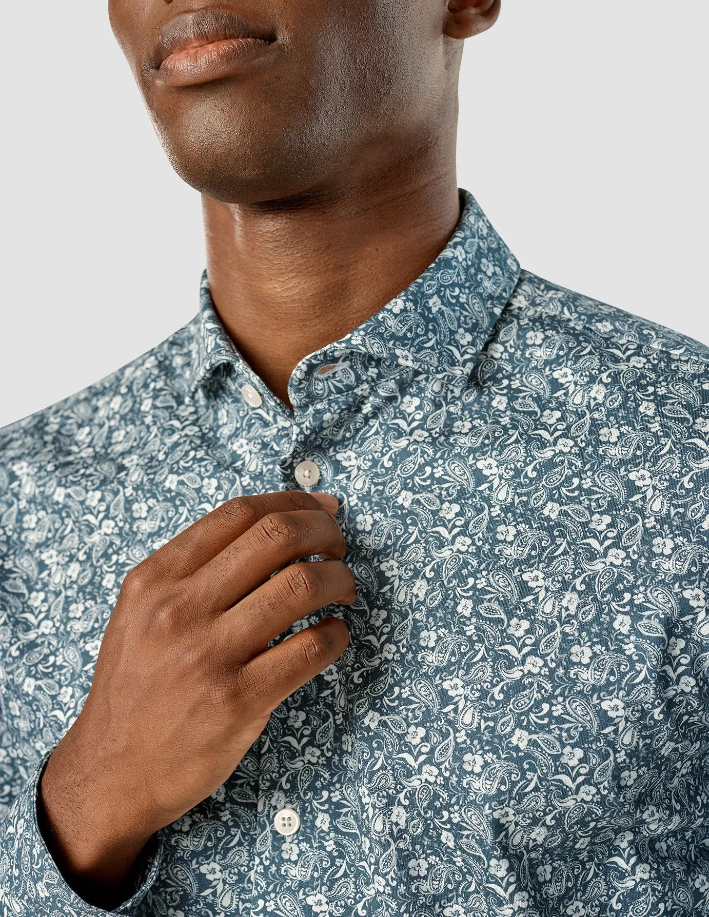 Classic Shirt Slim Midnight Bloom