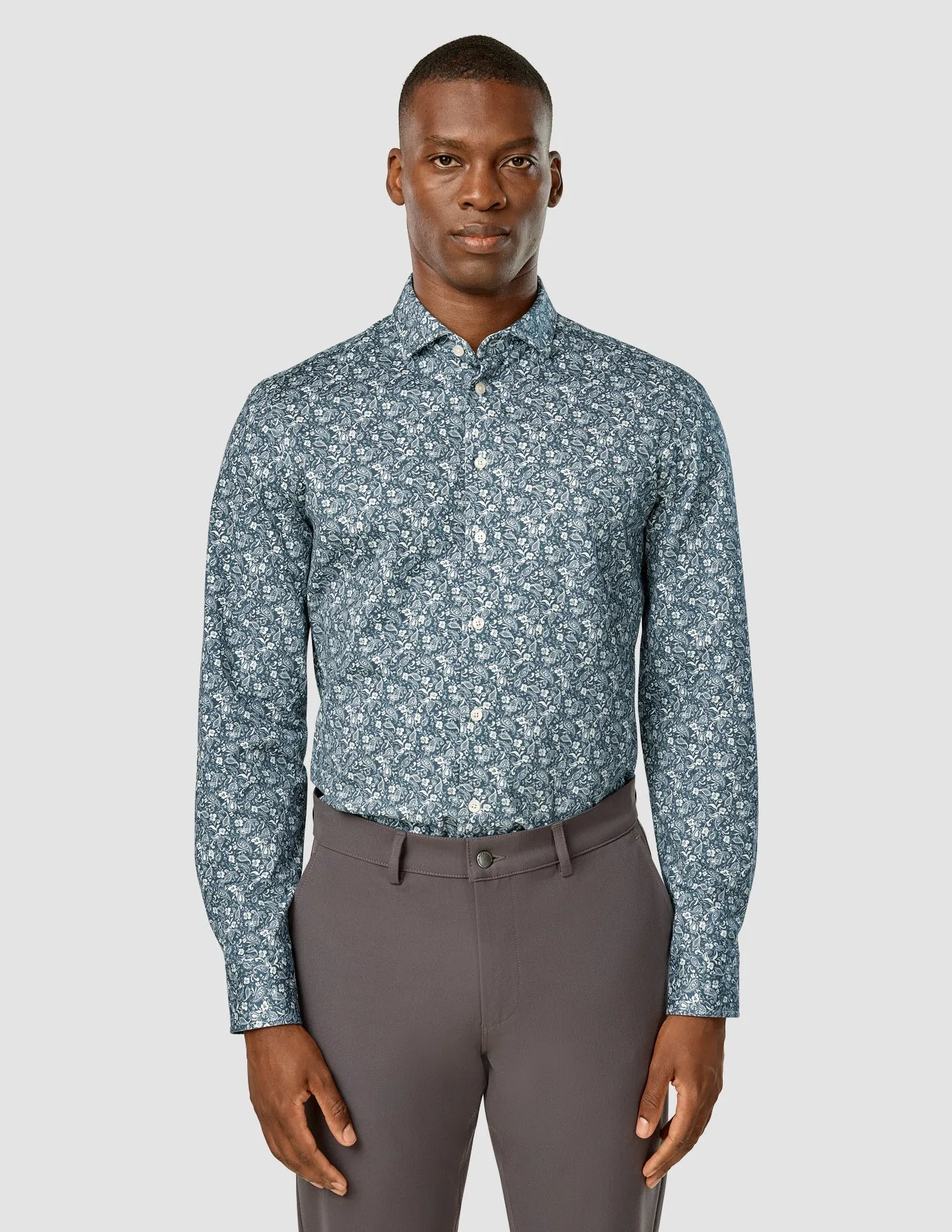 Classic Shirt Slim Midnight Bloom