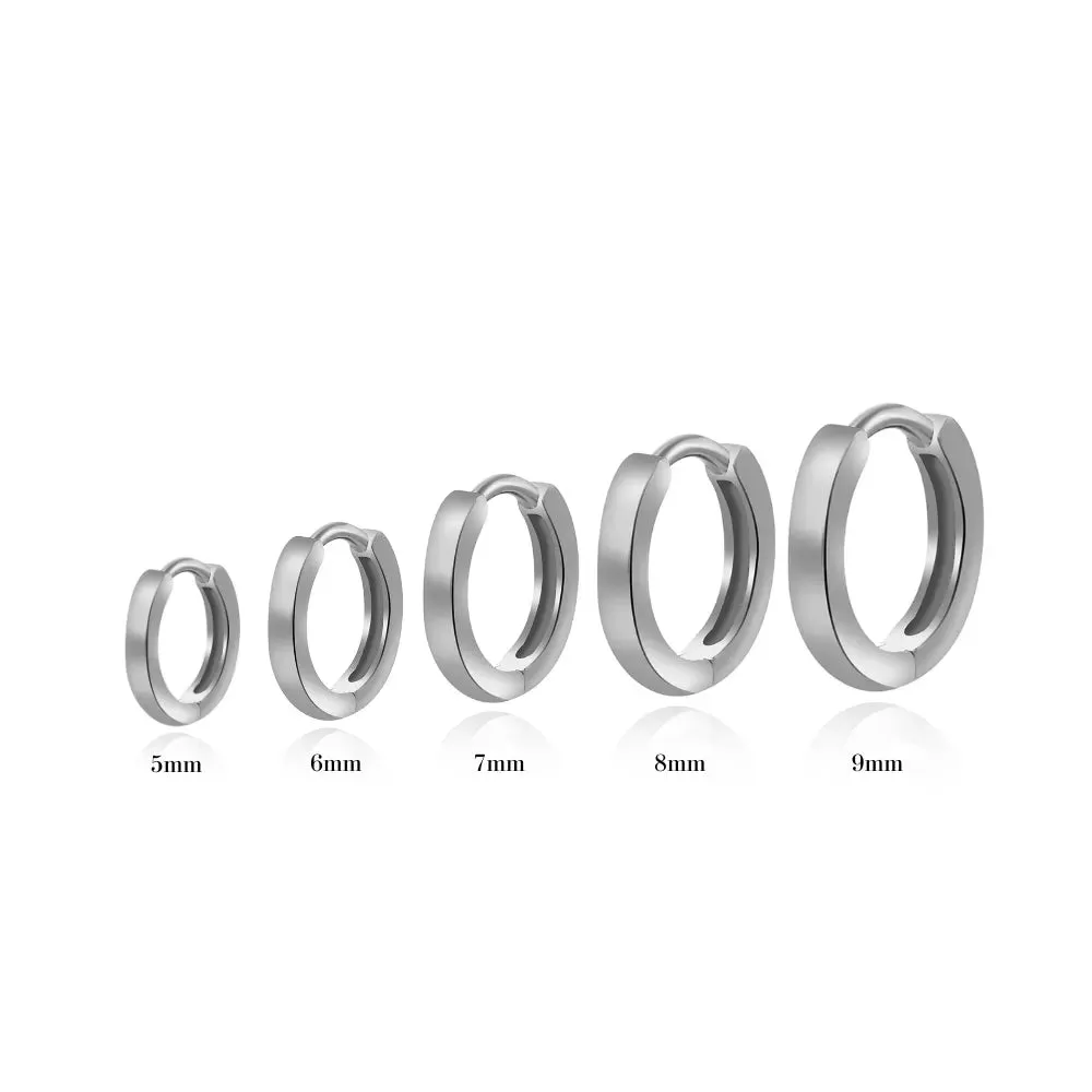 Classic Sleek Hoop Earring (20G)