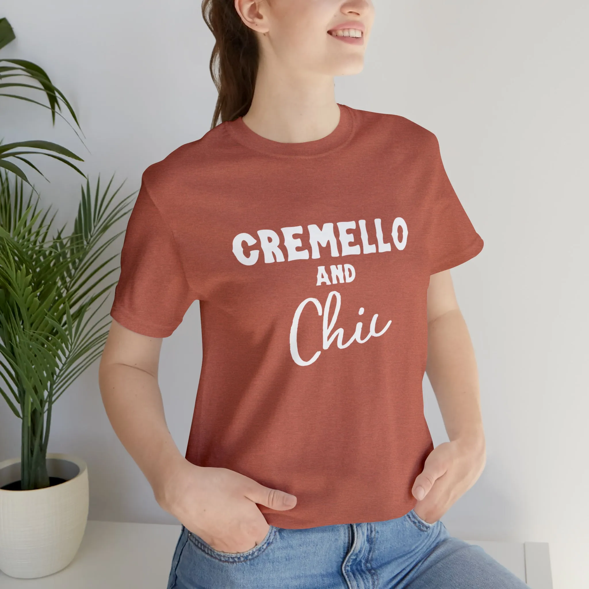 Cremello & Chic Short Sleeve Tee