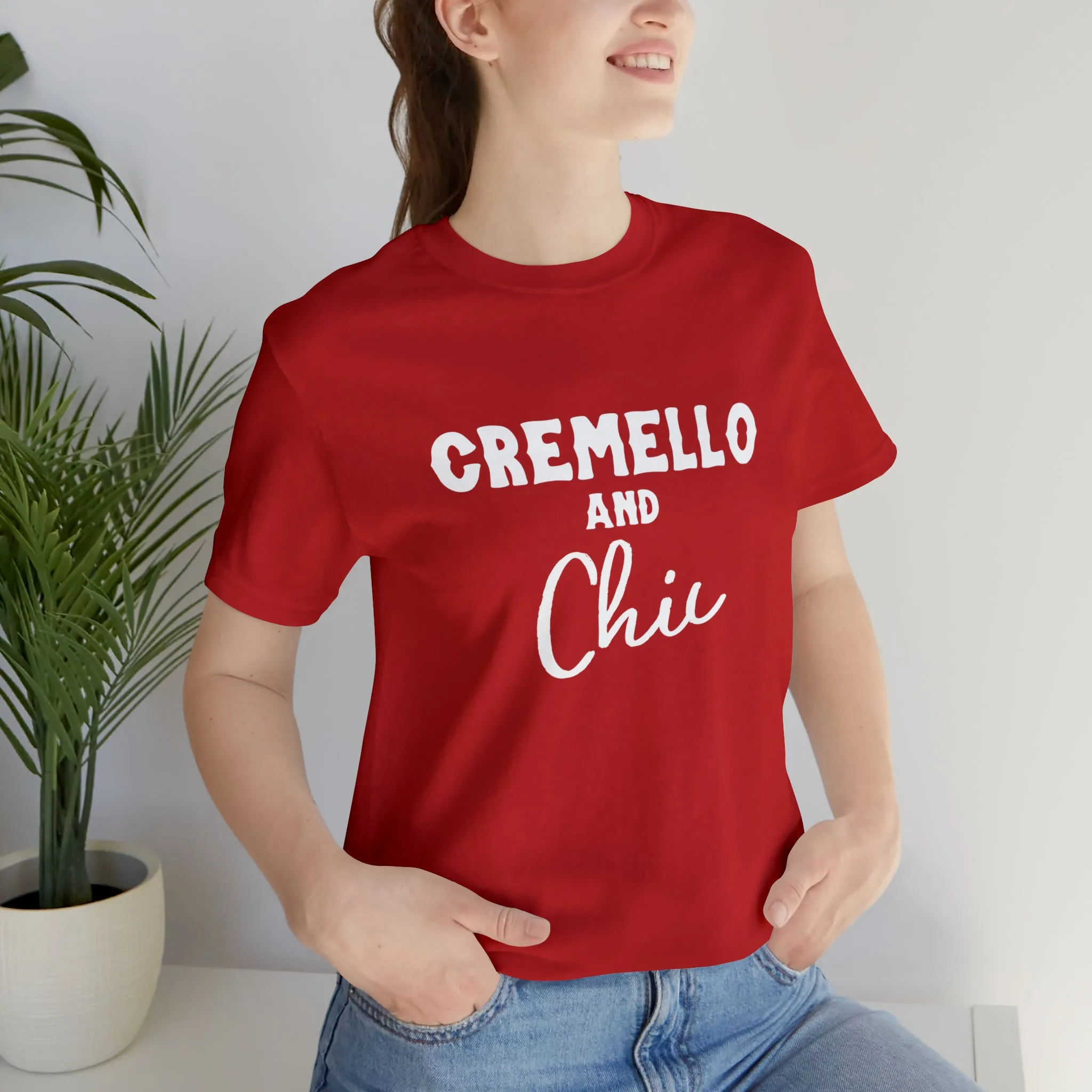 Cremello & Chic Short Sleeve Tee