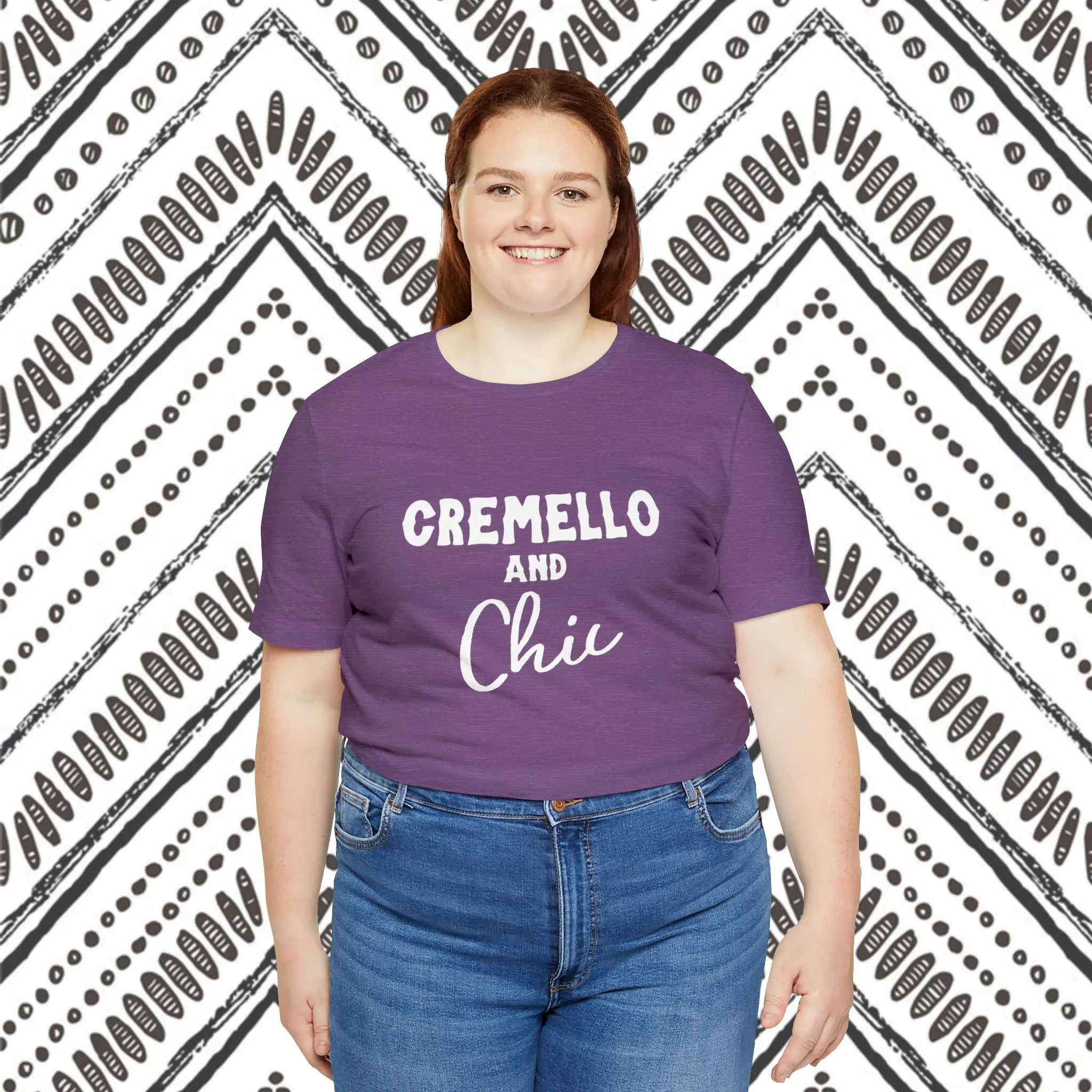 Cremello & Chic Short Sleeve Tee