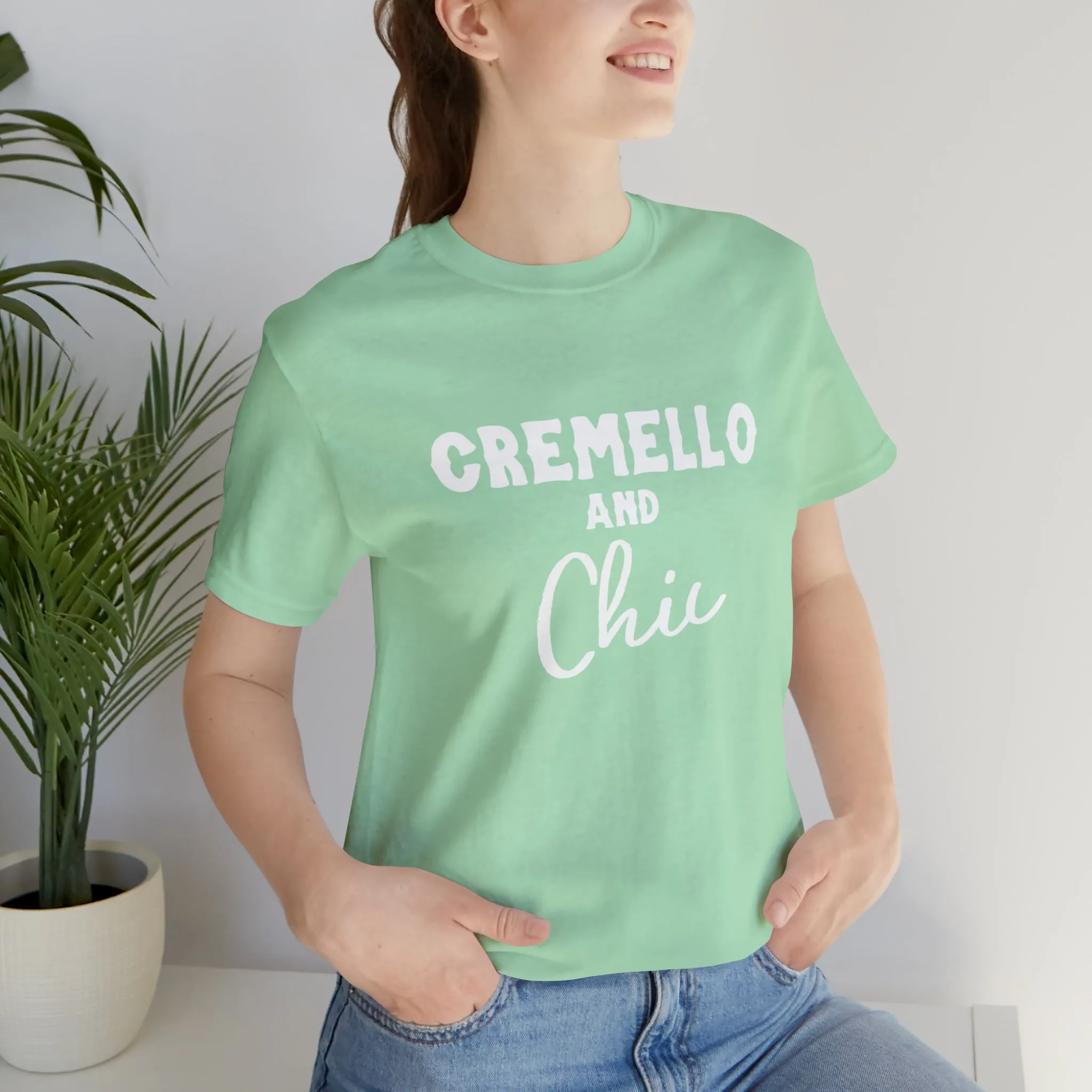 Cremello & Chic Short Sleeve Tee