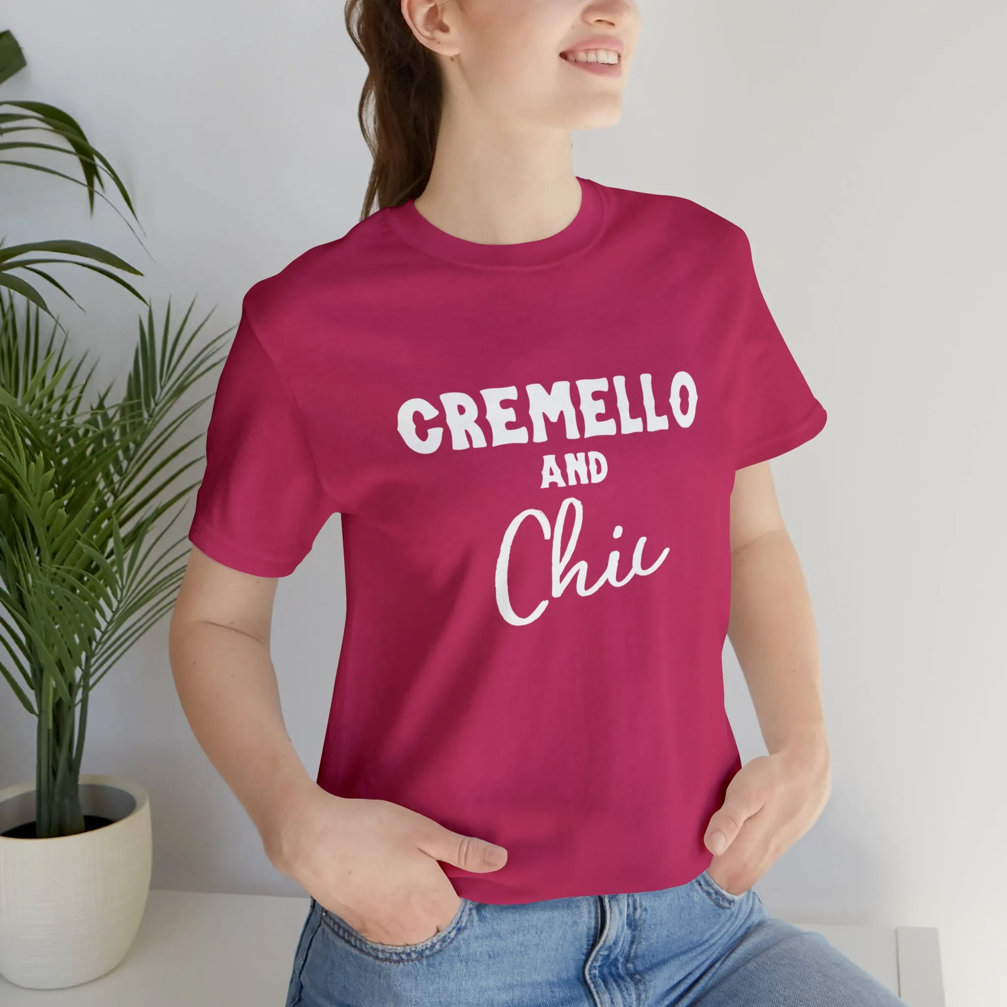 Cremello & Chic Short Sleeve Tee