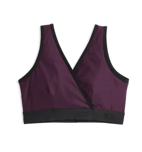 Crossover Cutout Bra LC - Traveler Plum