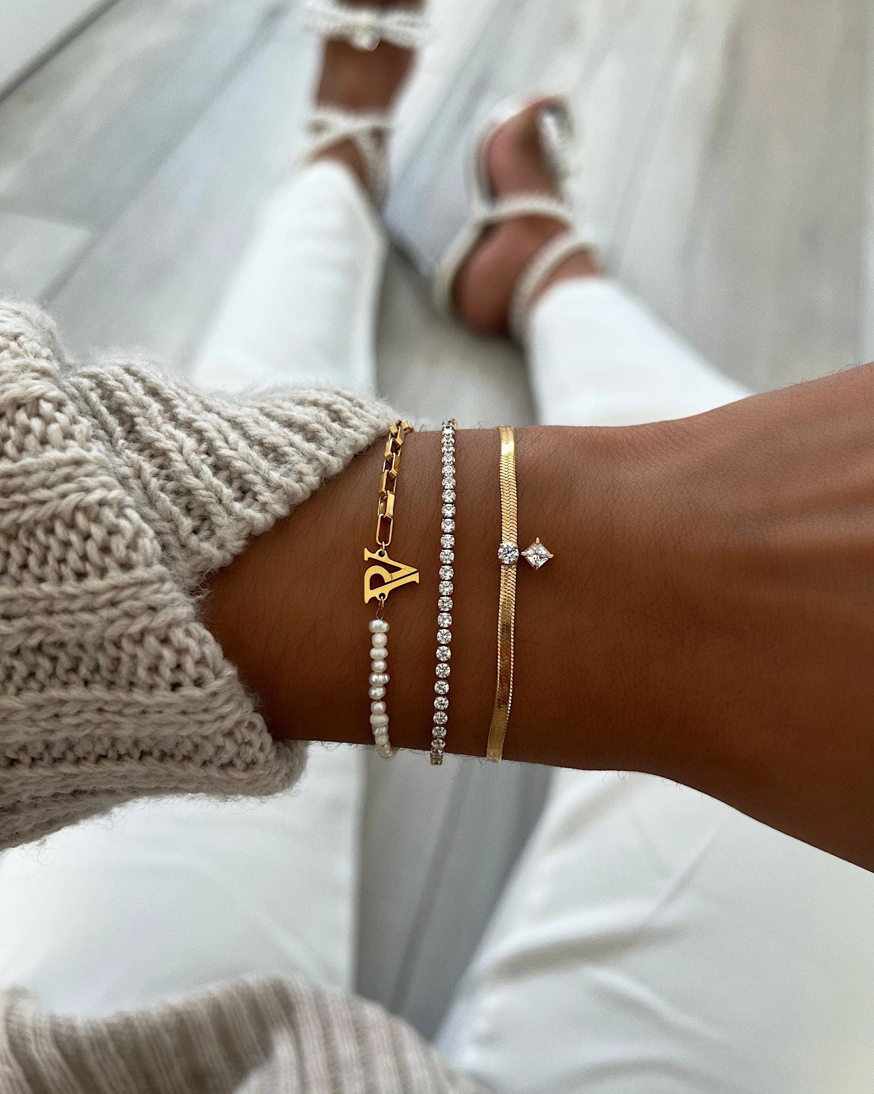 Dream Sleek Bracelet 14k Gold Plated