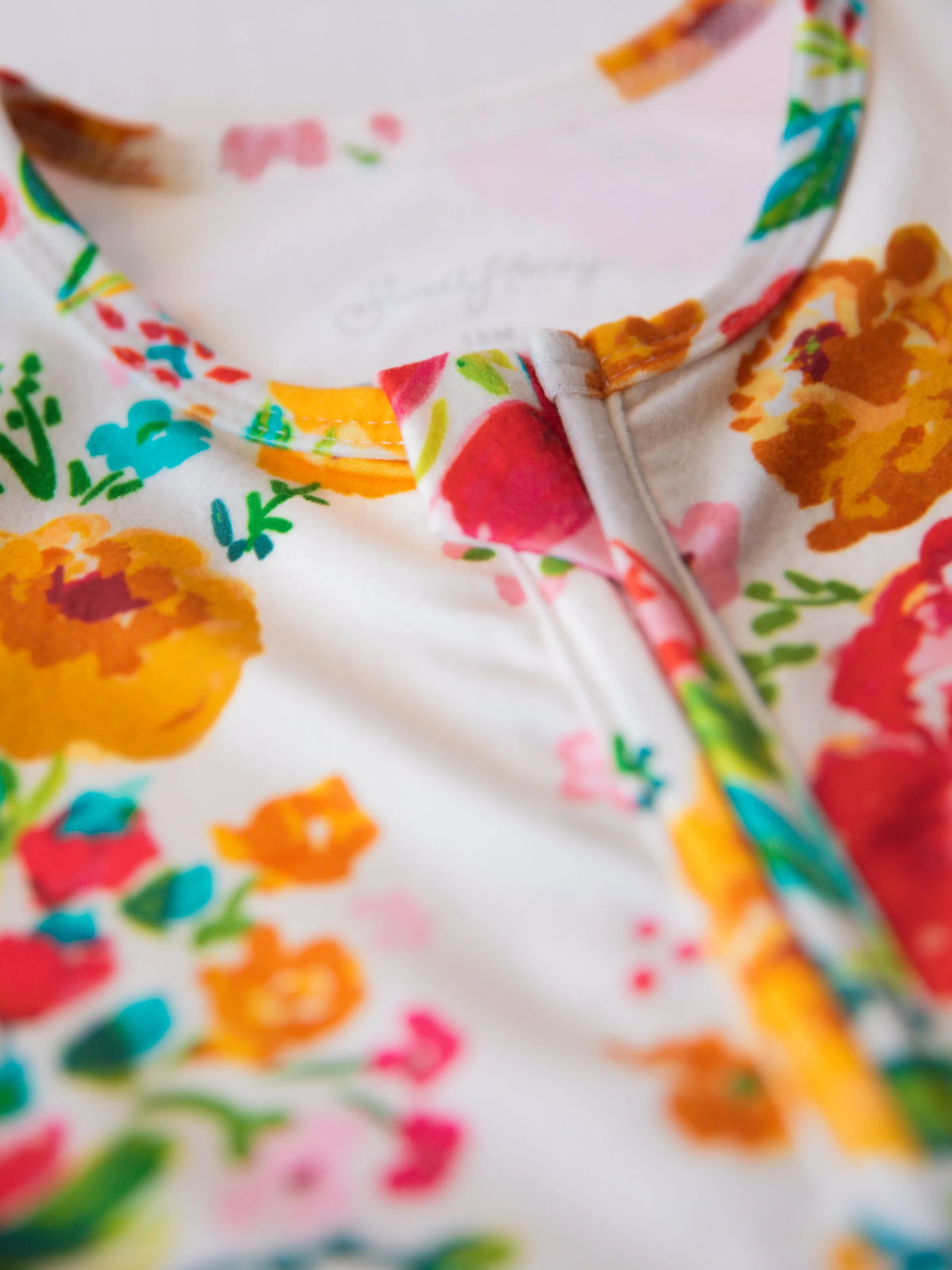 Dreamer Layette - Bright Zinnias