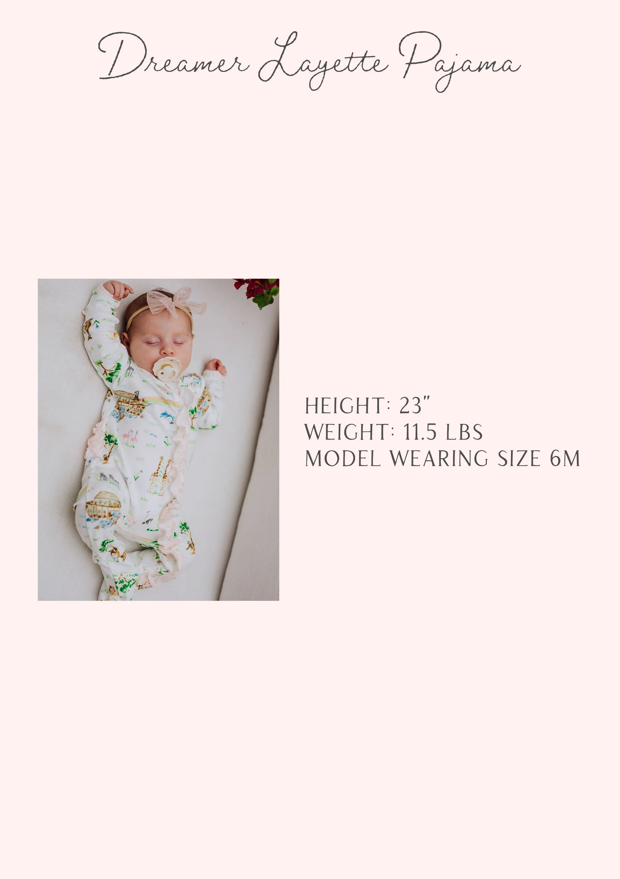 Dreamer Layette - Bright Zinnias