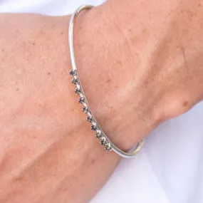 Dressed in Chic Silver Skinny Cuff Bracelet